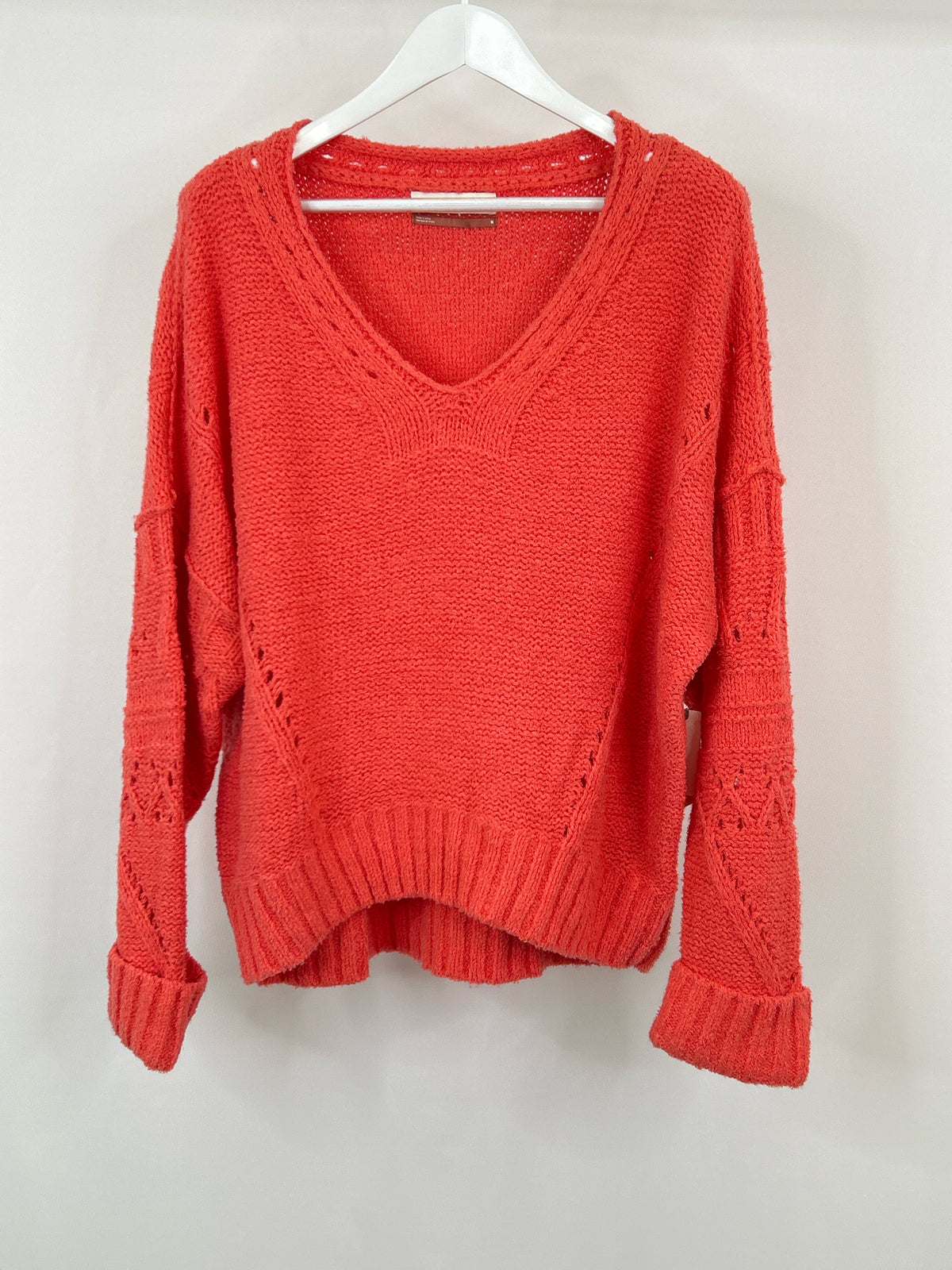 PILCRO Size M Coral Women Sweater