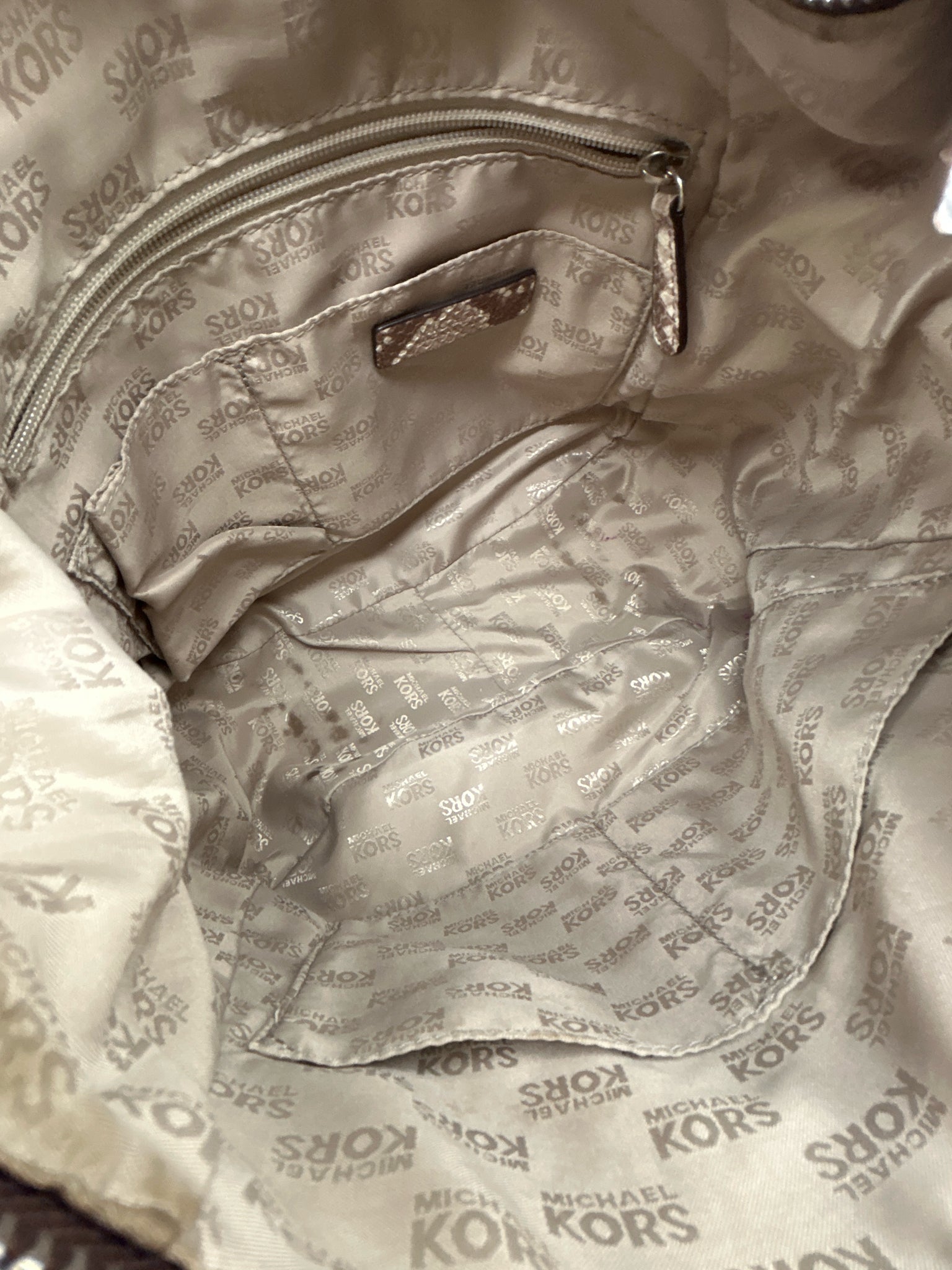 MICHAEL MICHAEL KORS Taupe Women's Purse