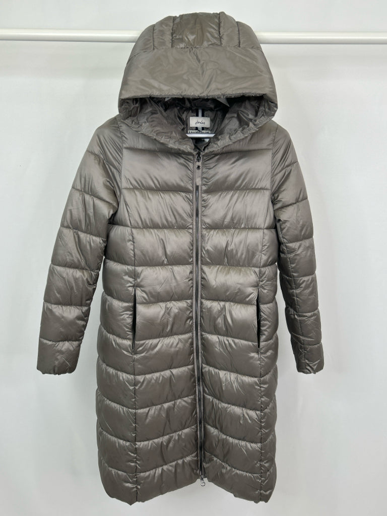 JOULES Women Size 6 Grey Puffer Coat