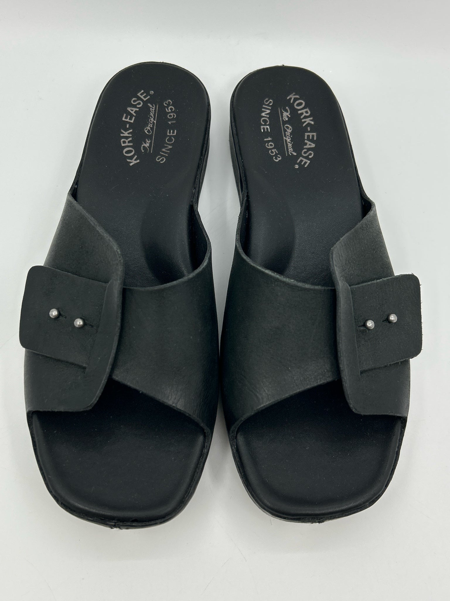 KORK EASE Size 8M Black Women Sandal