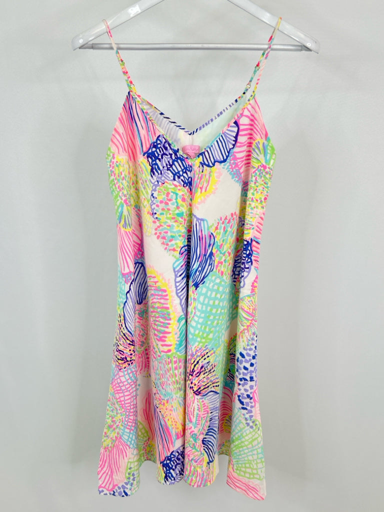 LILLY PULITZER Size S Pink Print Women's Dress