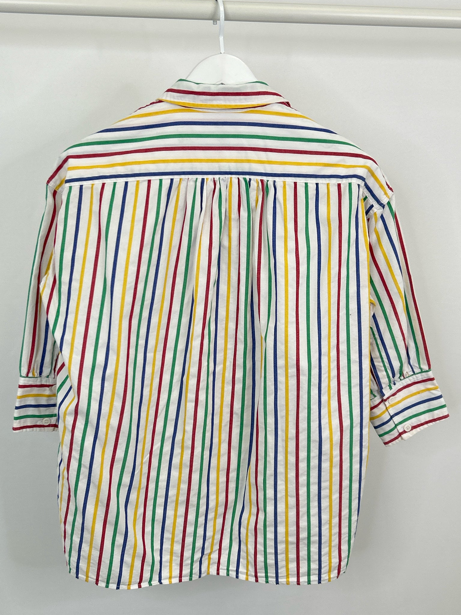 POMANDER PLACE Size S White Striped Women Shirt