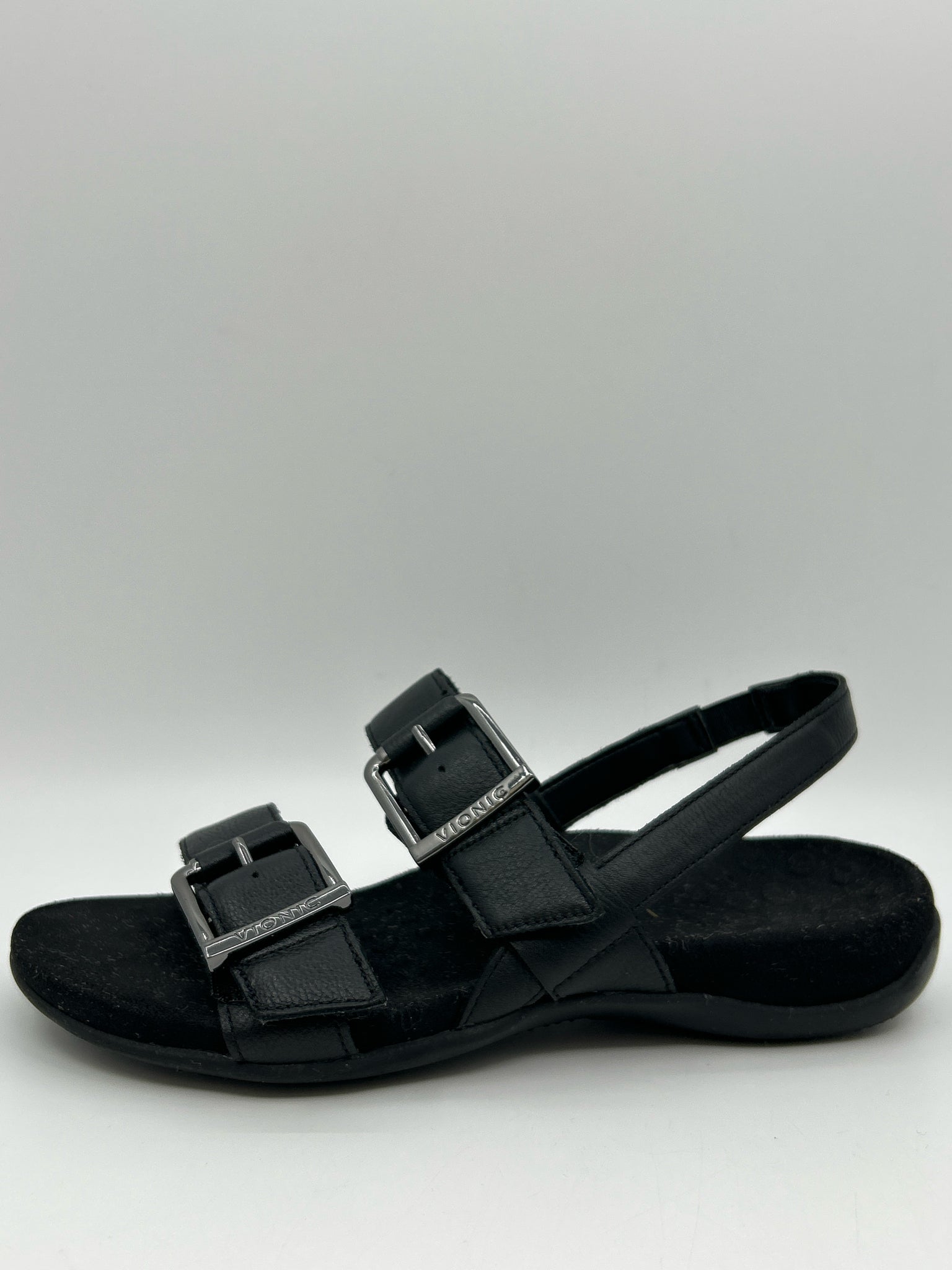VIONIC Size 6.5 Black Women Sandal