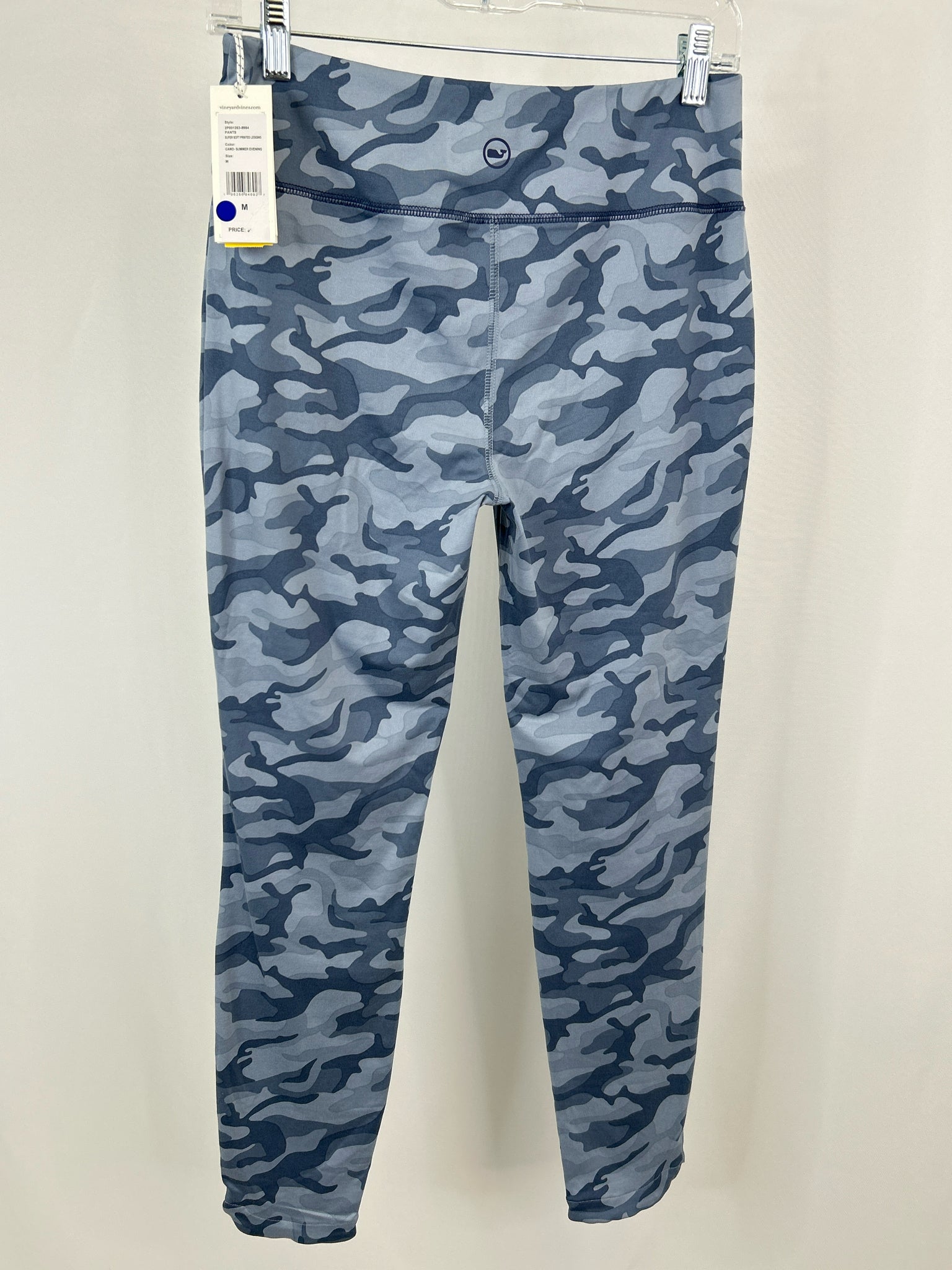 VINEYARD VINES Size M Blue Camo Women Legging