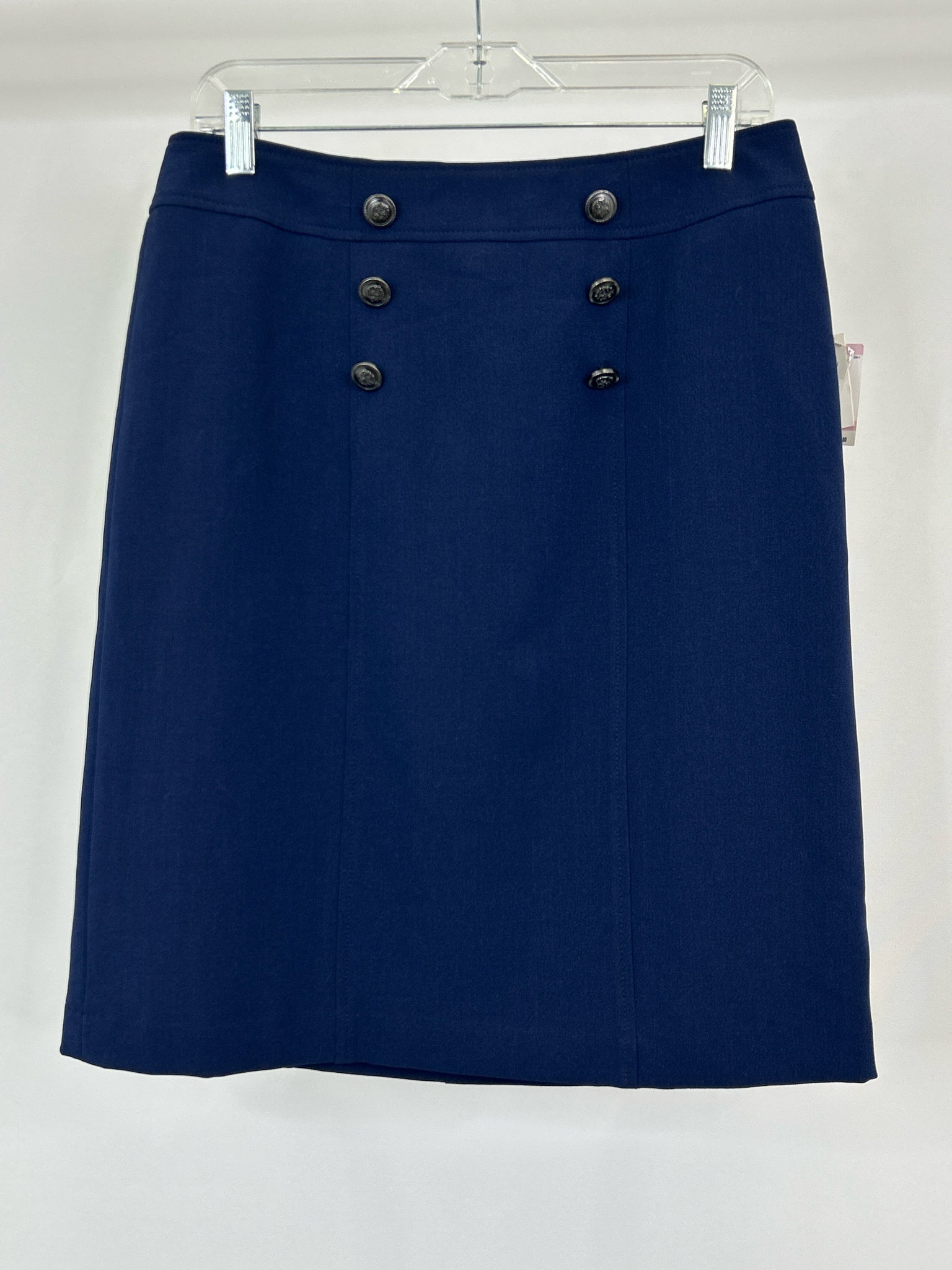 KASPER Size 6 Navy Women Skirt