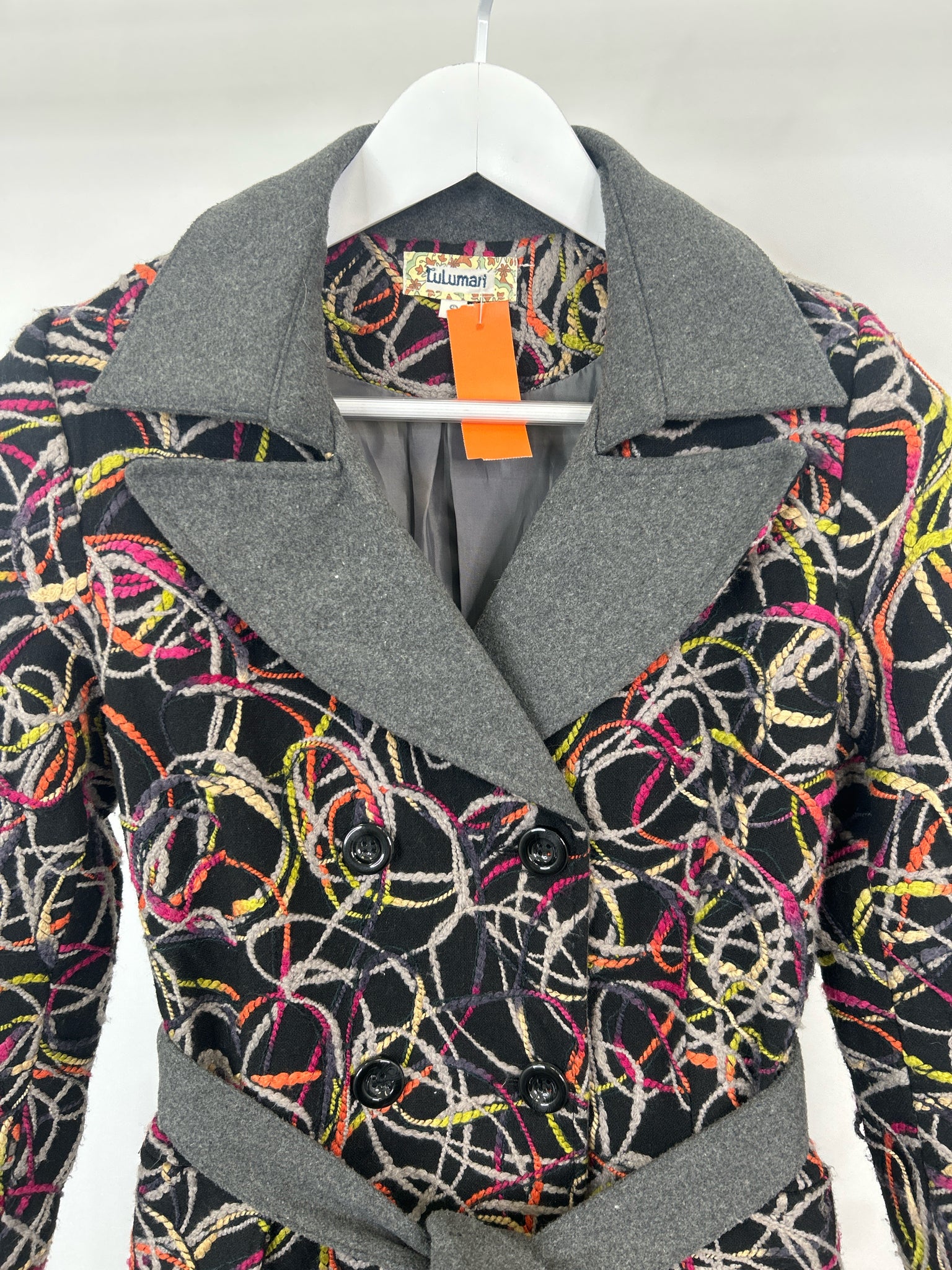 LULUMARI Size S Grey Women Jacket