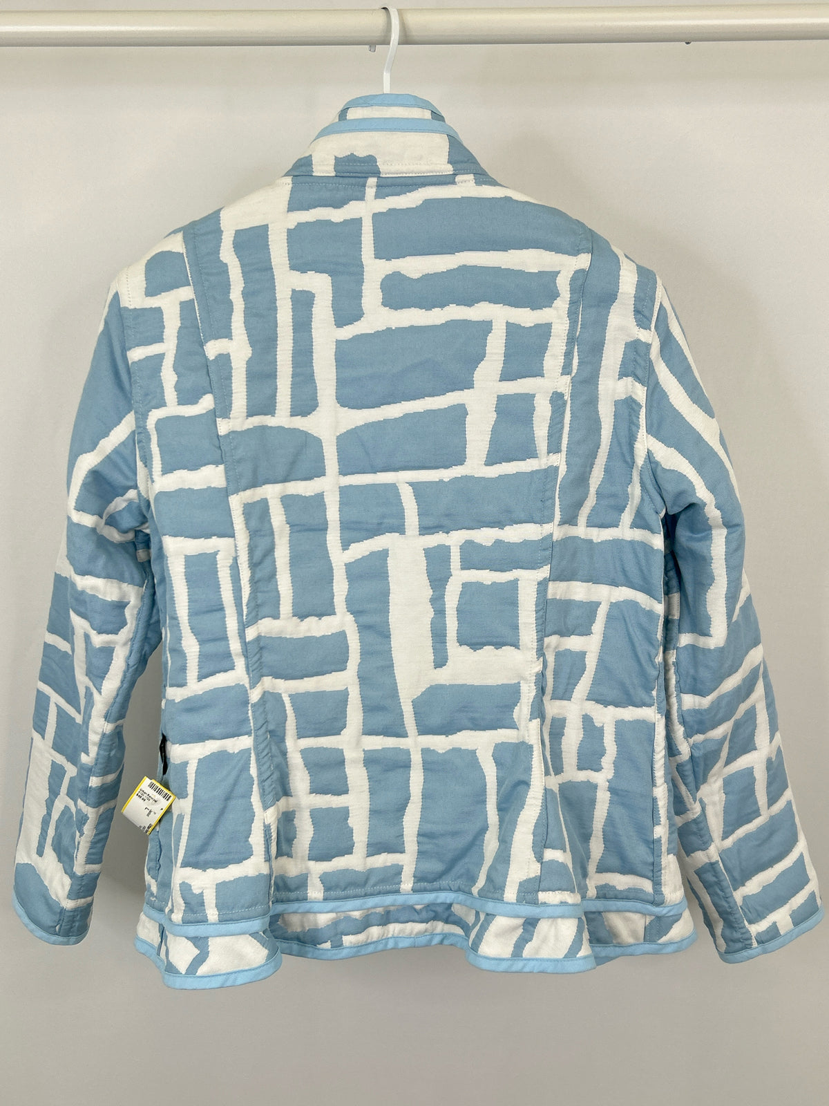 Trimdin Size L WHITE AND BLUE Women Jacket