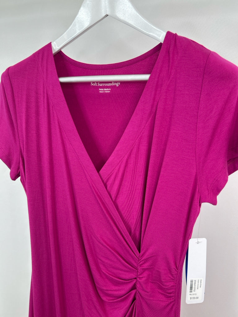 SOFT SURROUNDINGS Size MP MAGENTA Women's Dress