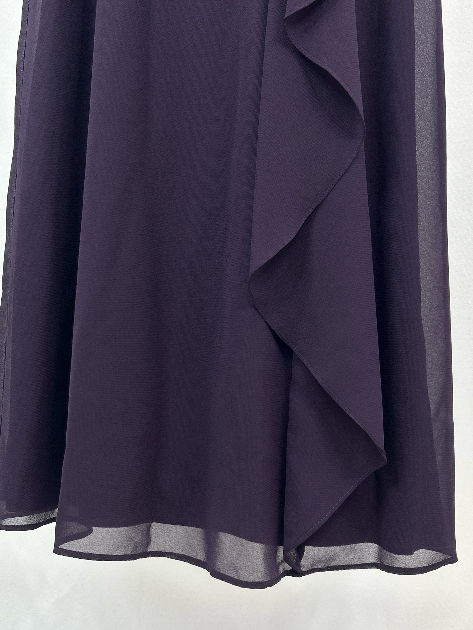 LE BOS Size 10 Plum Women 2-Piece w/Dress