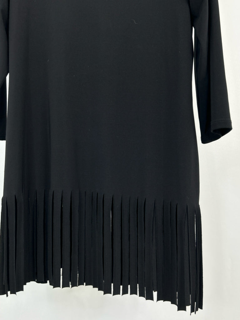 JOSEPH RIBKOFF Size 14 Black Women's Tunic