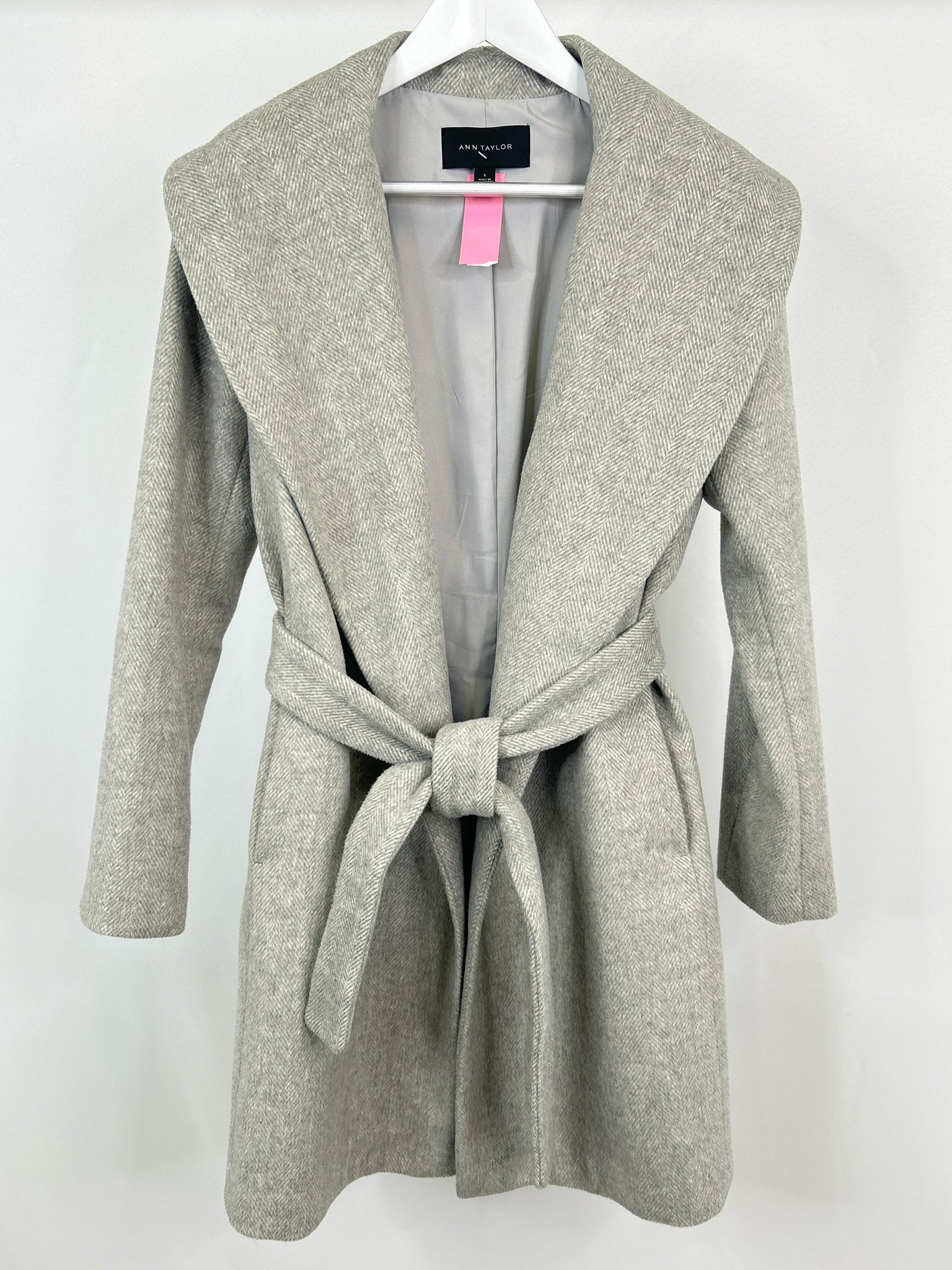 ANN TAYLOR Size S Gray Women Coat