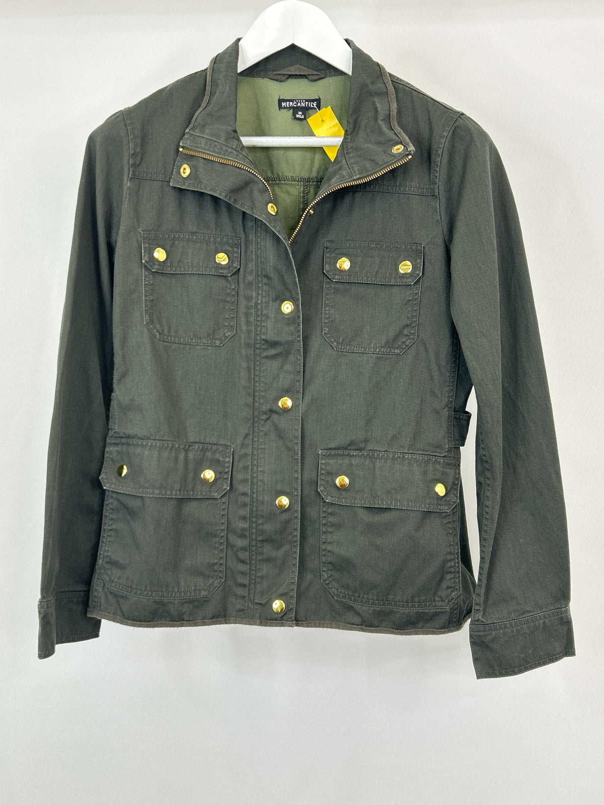 J CREW MERCANTILE Size M ARMY GREEN Women Jacket