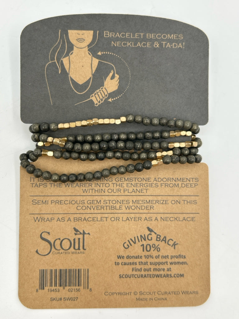 SCOUT CURATED WEARS Women Size One Size Gray Bracelet Necklace