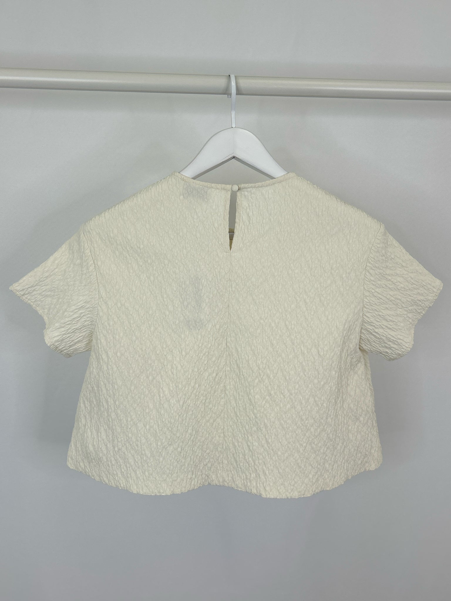 LUCY PARIS Size M Cream Women Top