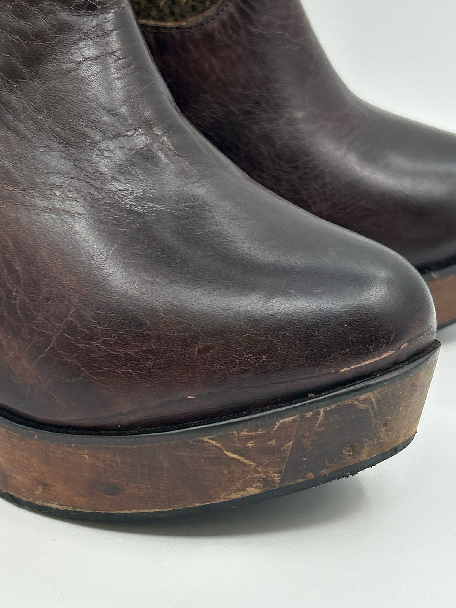 BED STU Size 8 DARK BROWN Women Boots