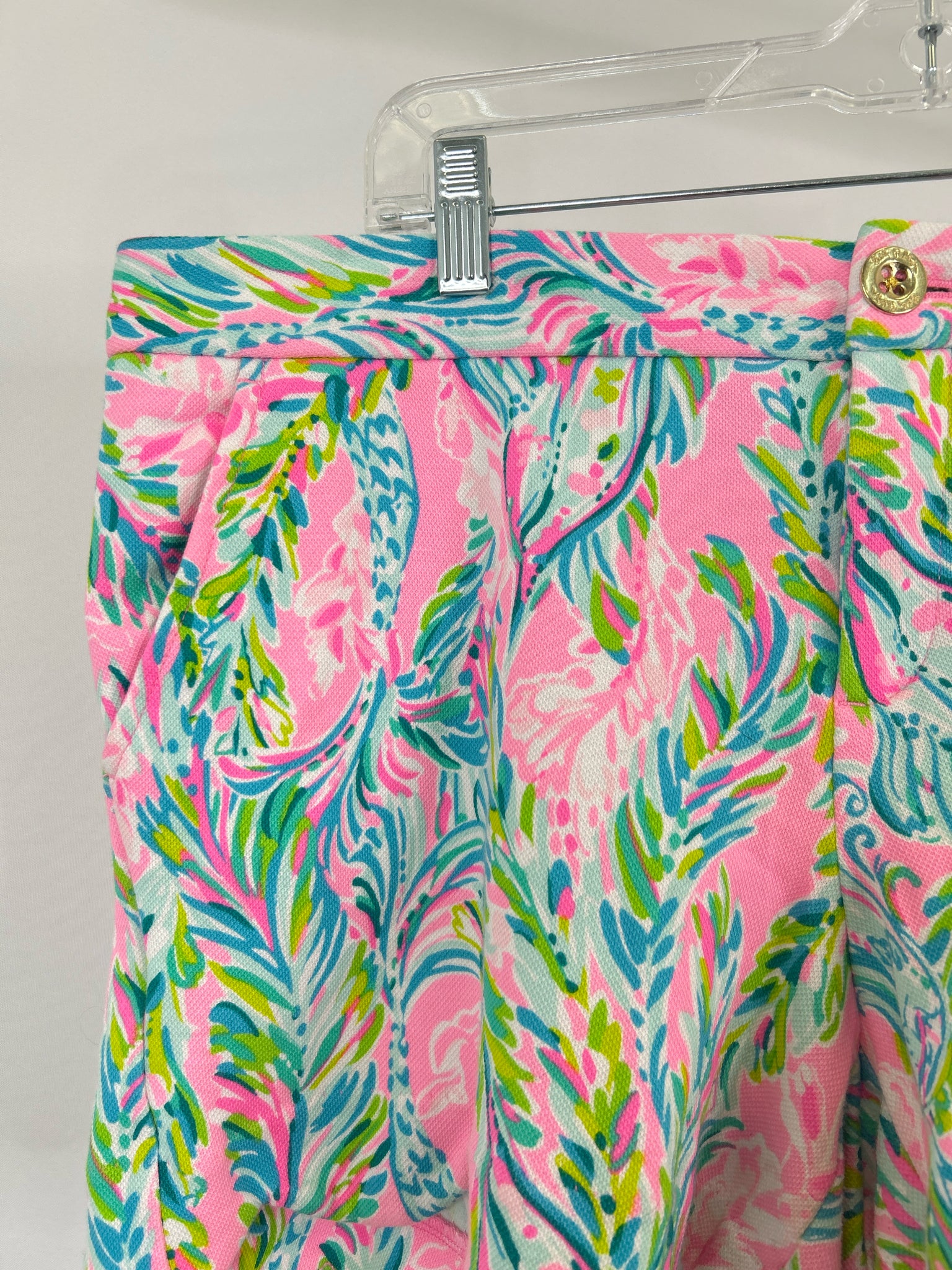 LILLY PULITZER Size 12 Pink floral Women Shorts