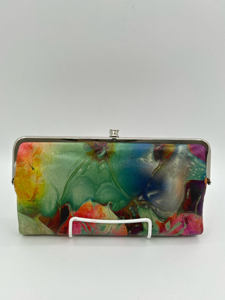 HOBO Pink floral Clutch