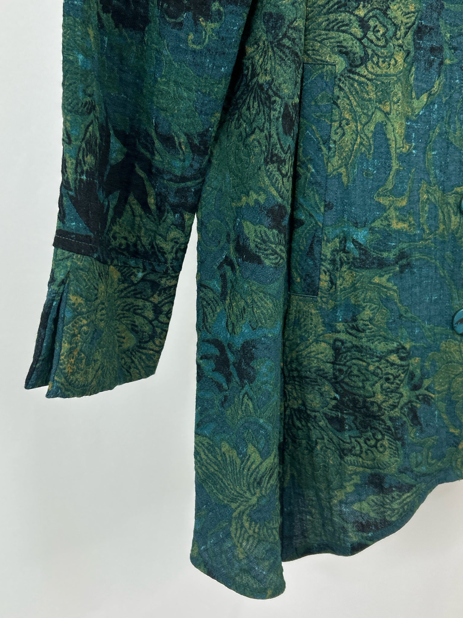HABITAT Size S Green Print Women Shirt