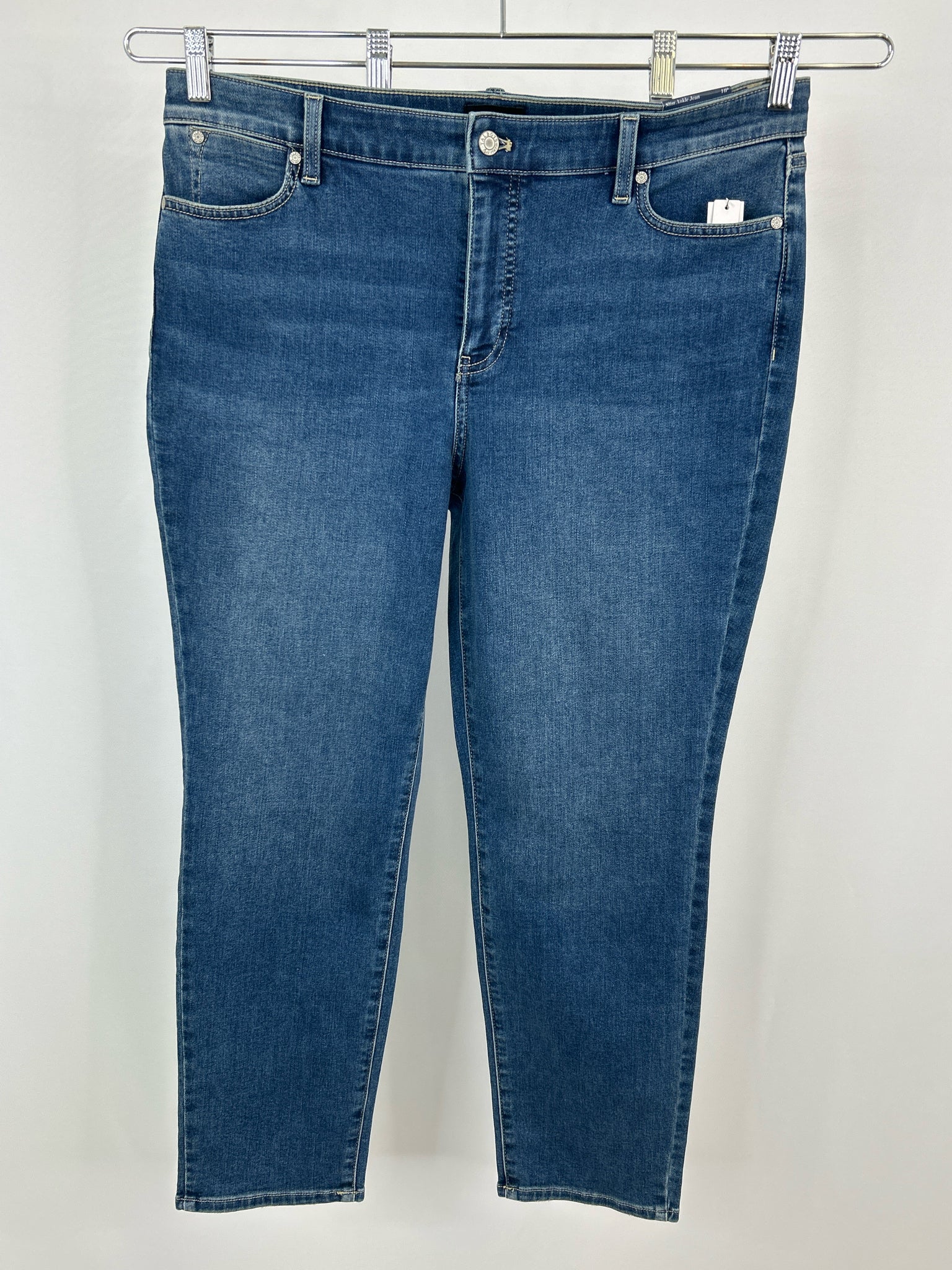 TALBOTS Size 14P Blue Denim Women Jeans NWT