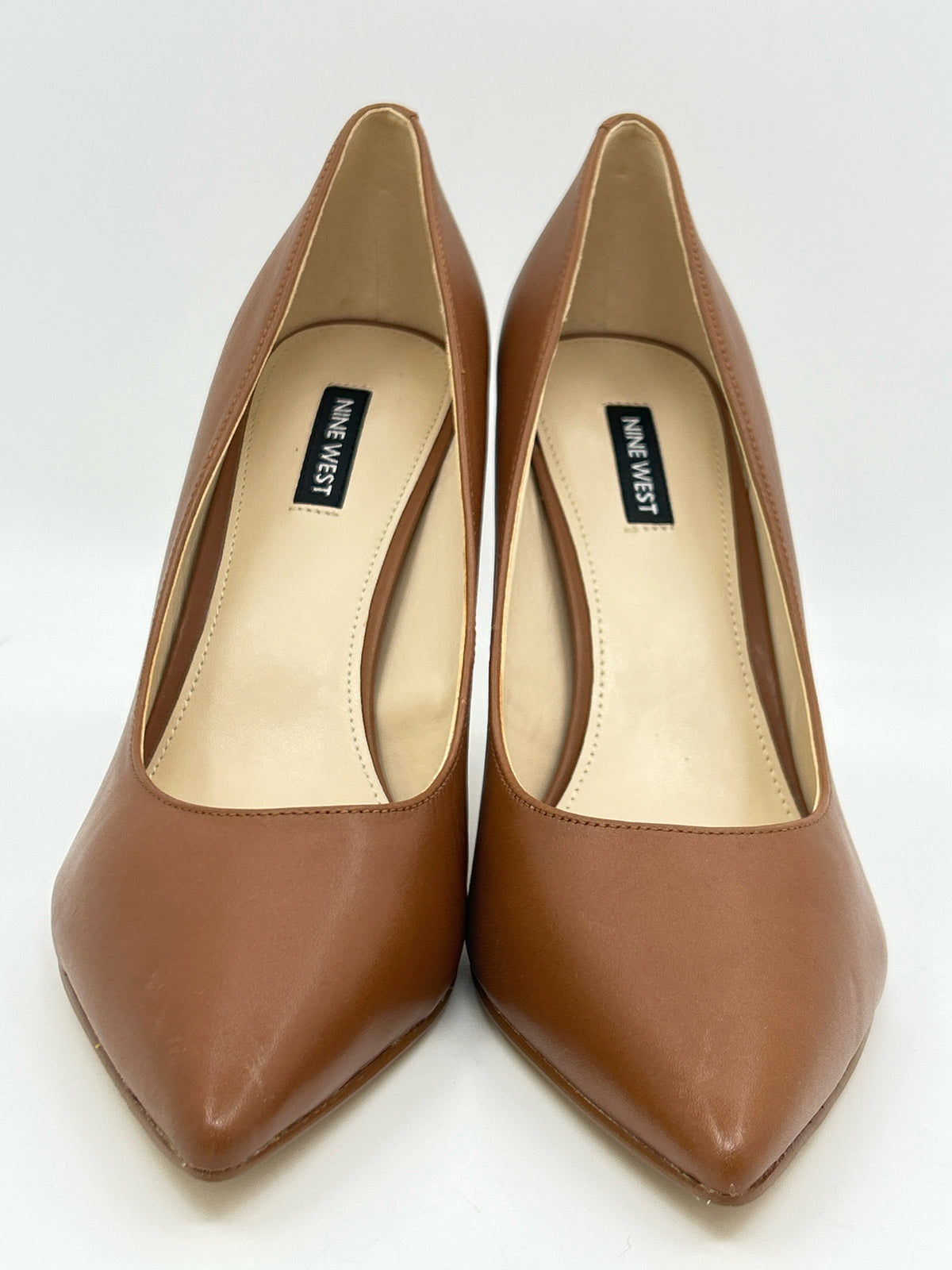 NINE WEST Size 10.5 Brown Women Pumps