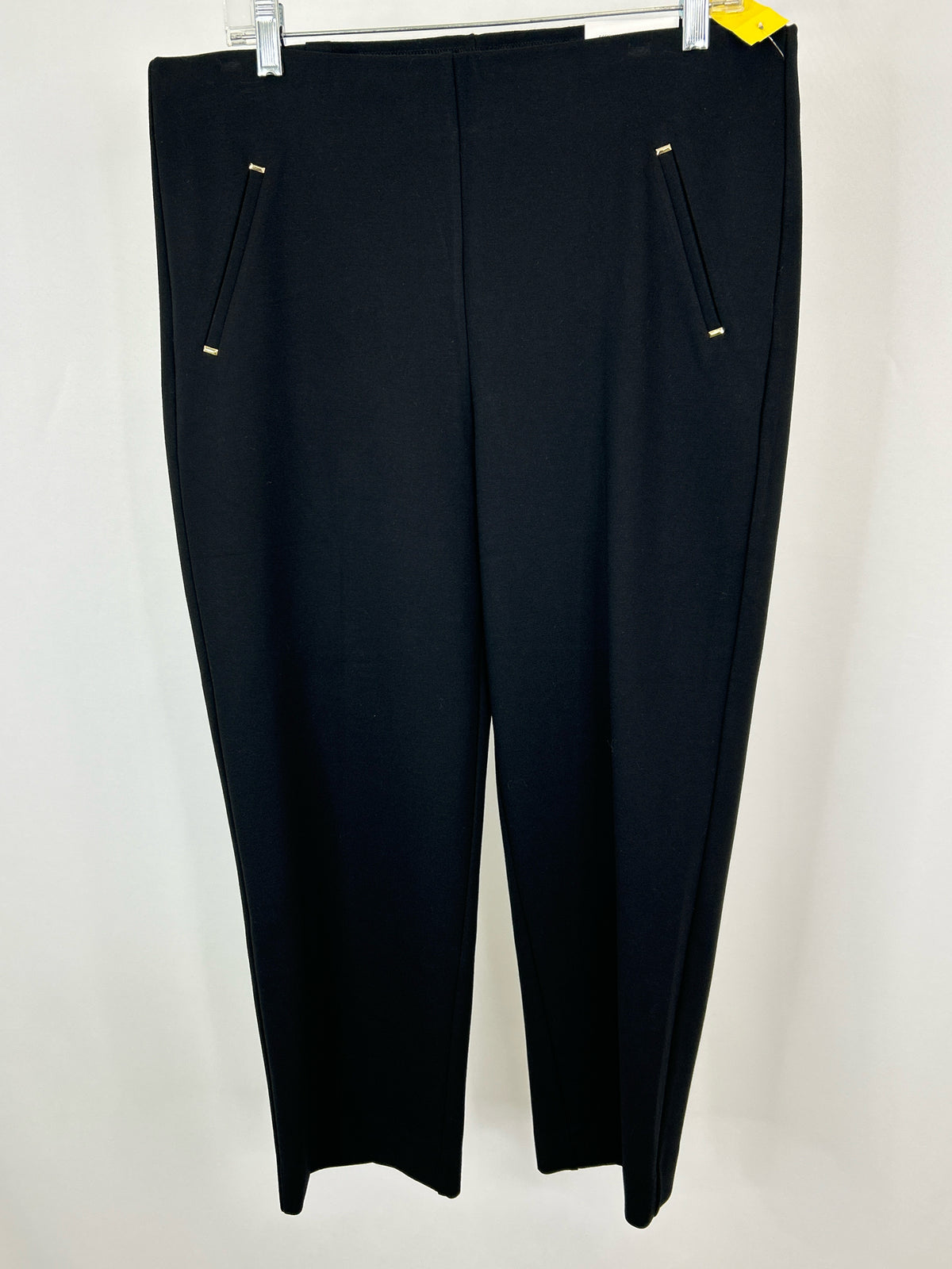 CHICO'S Size 12 Black Women Pants