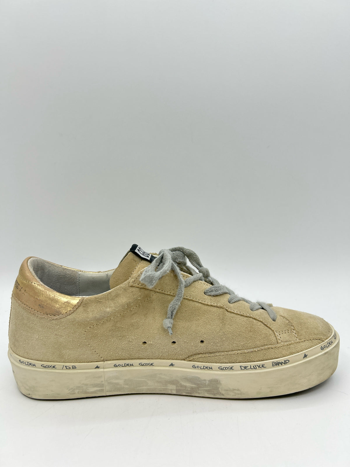 GOLDEN GOOSE Size 38 Beige Women Sneakers