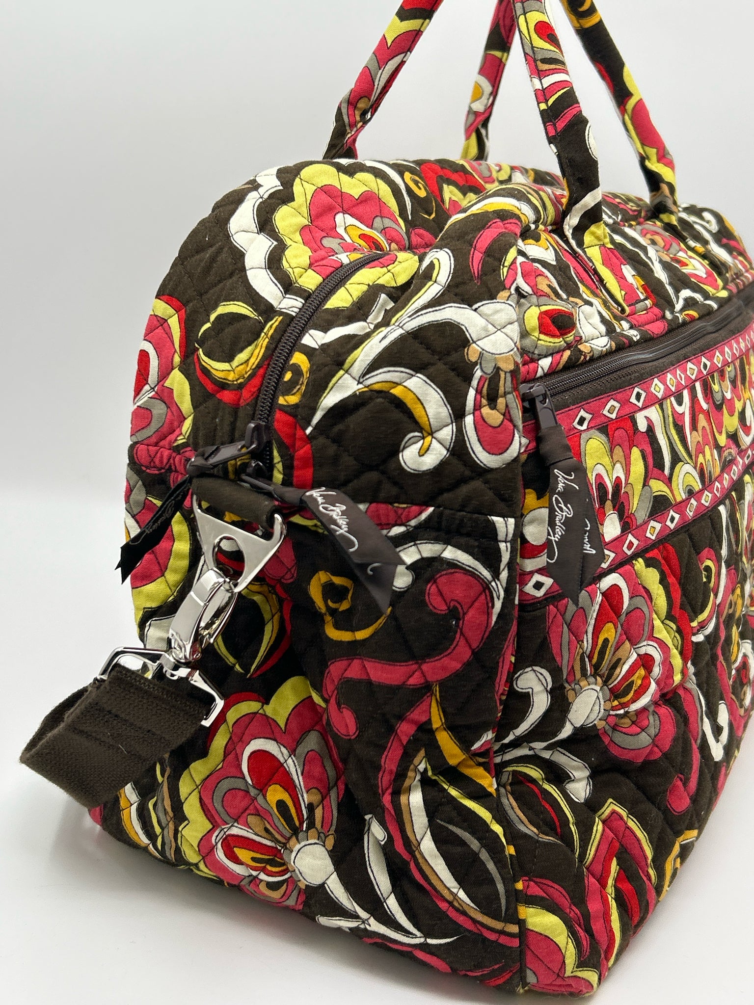 VERA BRADLEY BROWN AND PINK Luggage