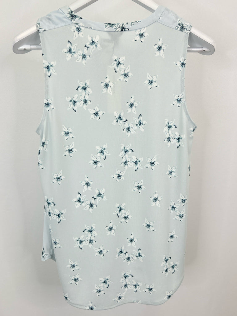 ANN TAYLOR Size S Blue floral Women's Top