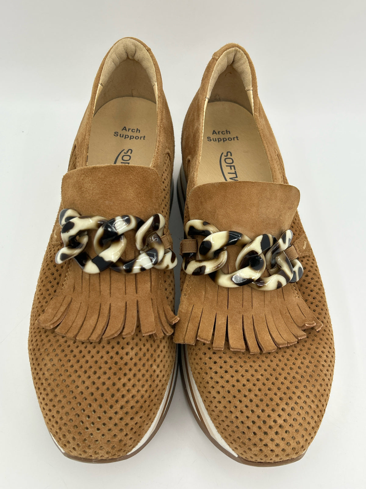 SOFTWAVES Size 10 Brown Women Sneakers