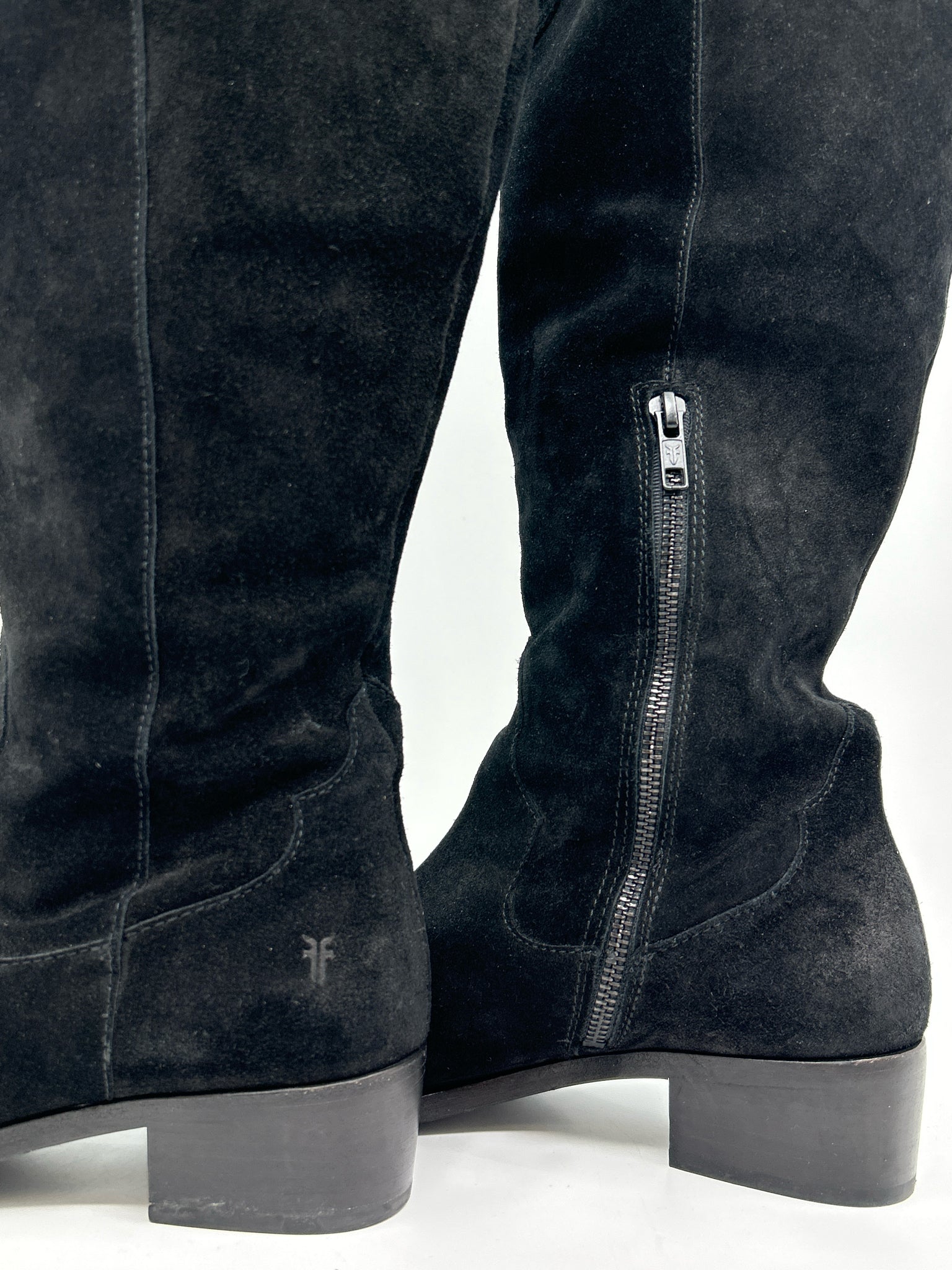 FRYE Size 8.5M Black Women Boots