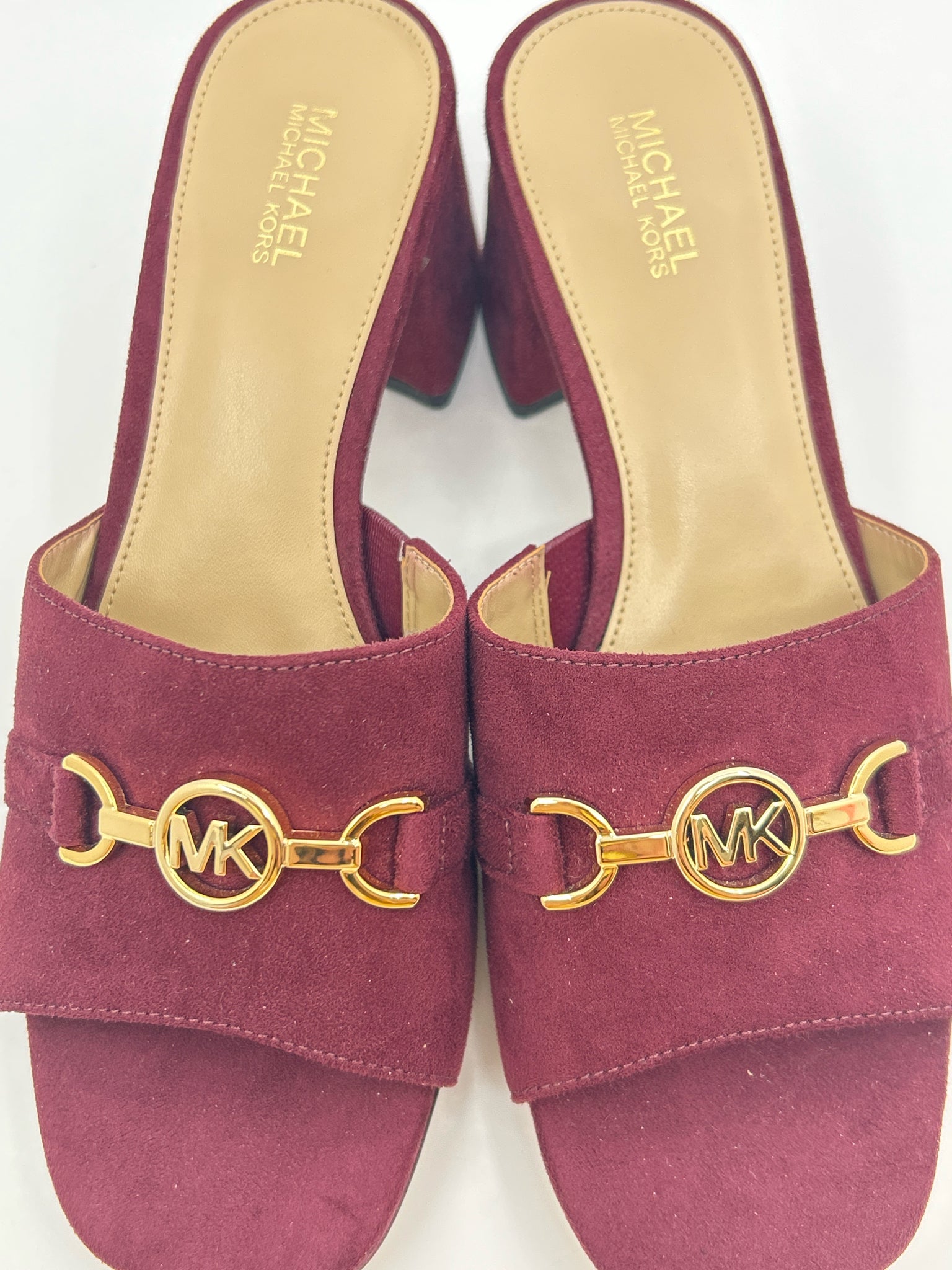 MICHAEL MICHAEL KORS Size 7.5M Burgundy Women Sandal