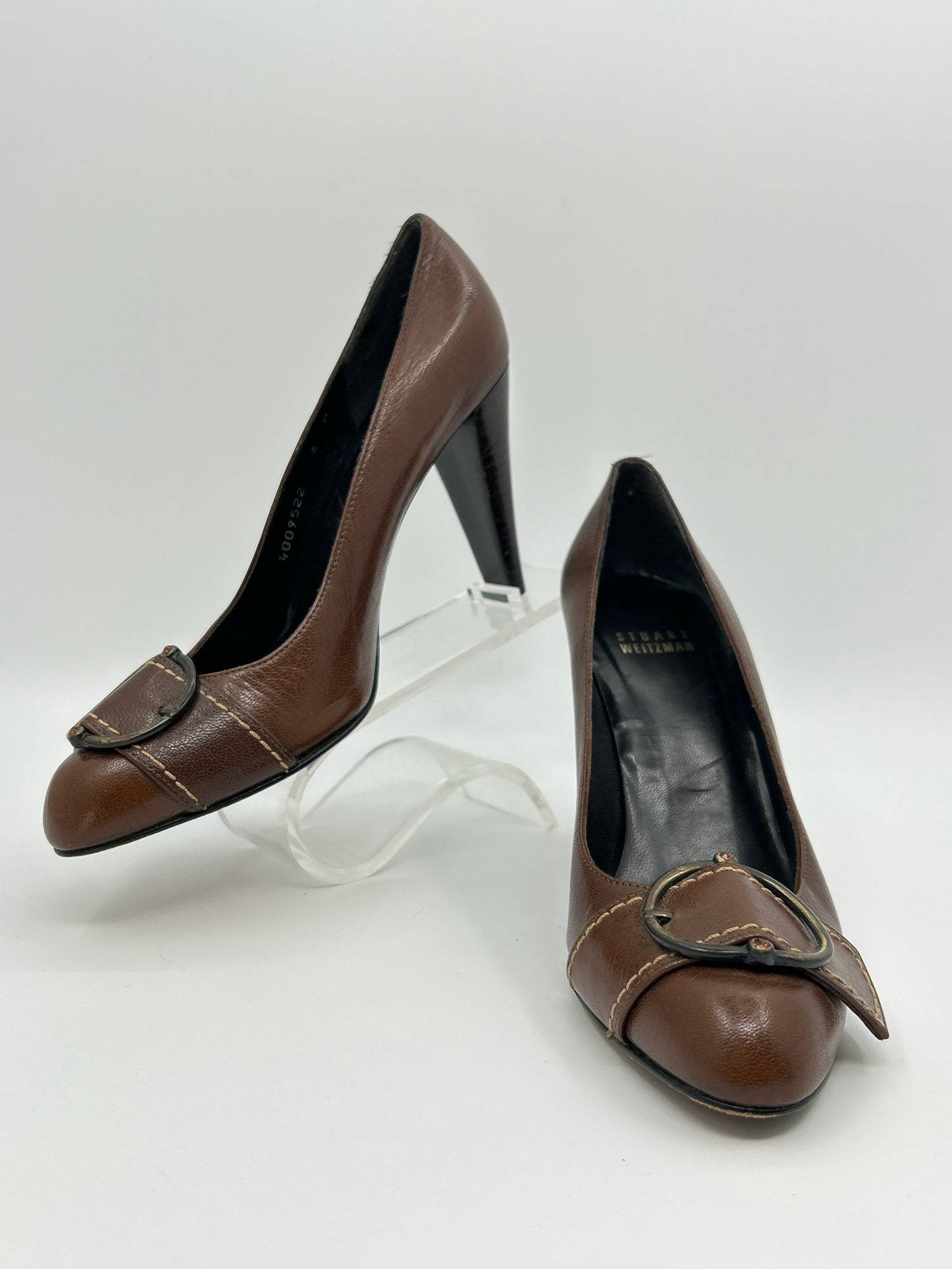 STUART WEITZMAN Size 6M Brown Women Pumps