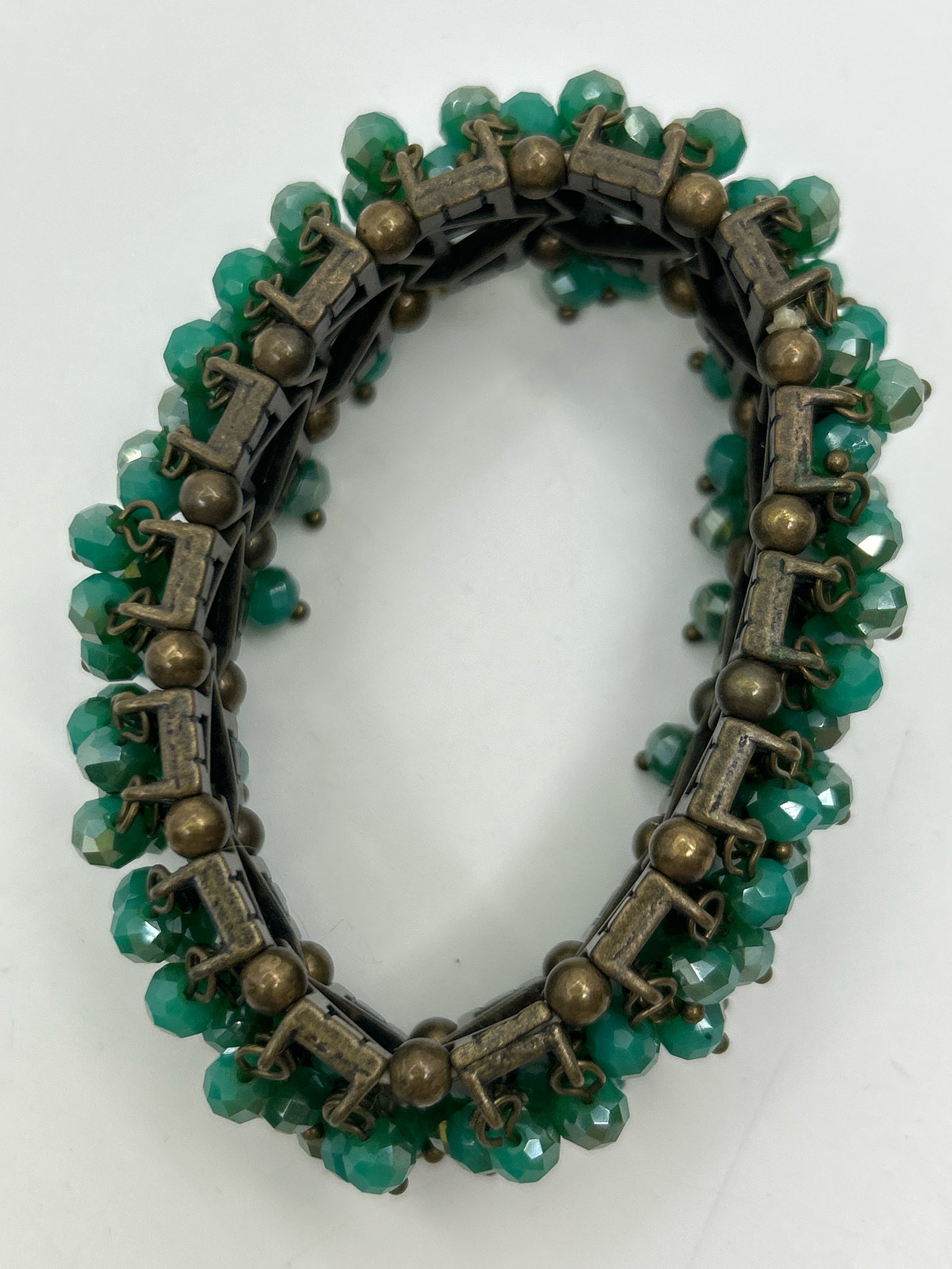 PLUNDER Gold & Turquoise Bracelet