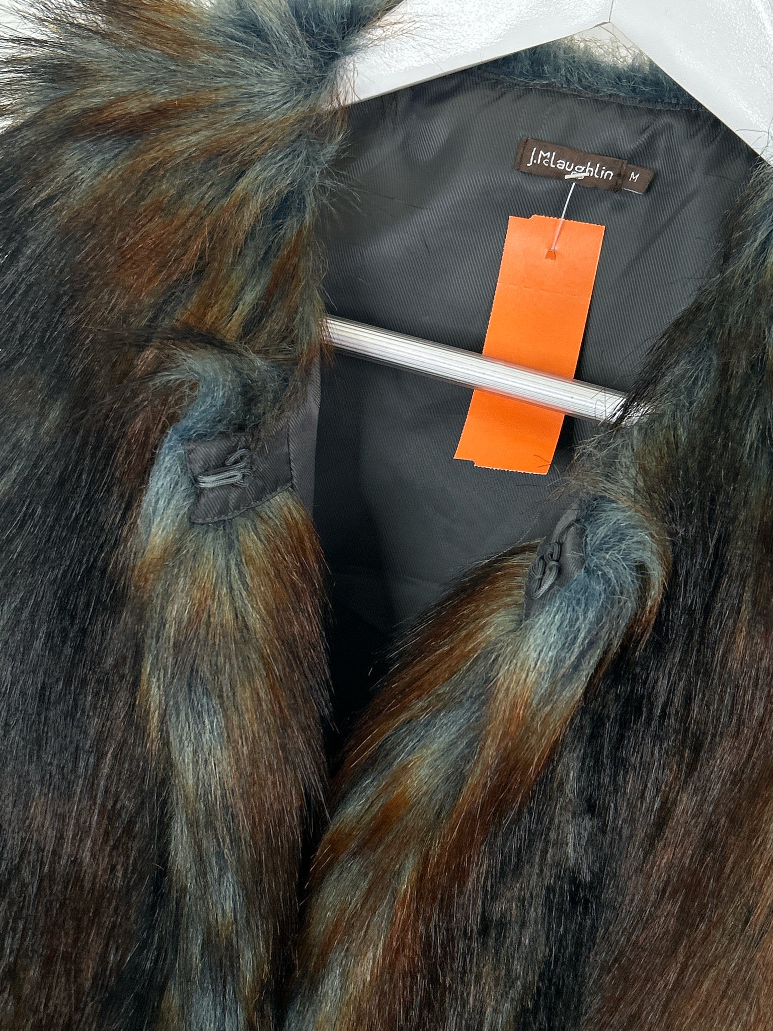 J. McLaughlin Size M black and brown Women Vest