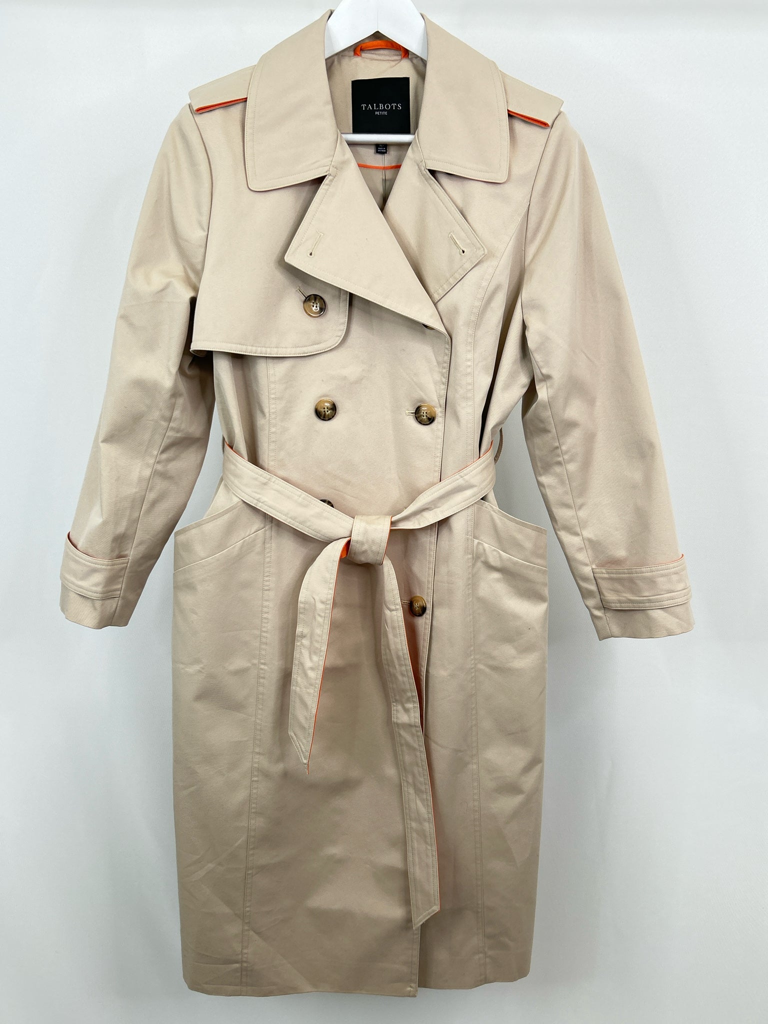 TALBOTS Size PXL KHAKI Women Coat