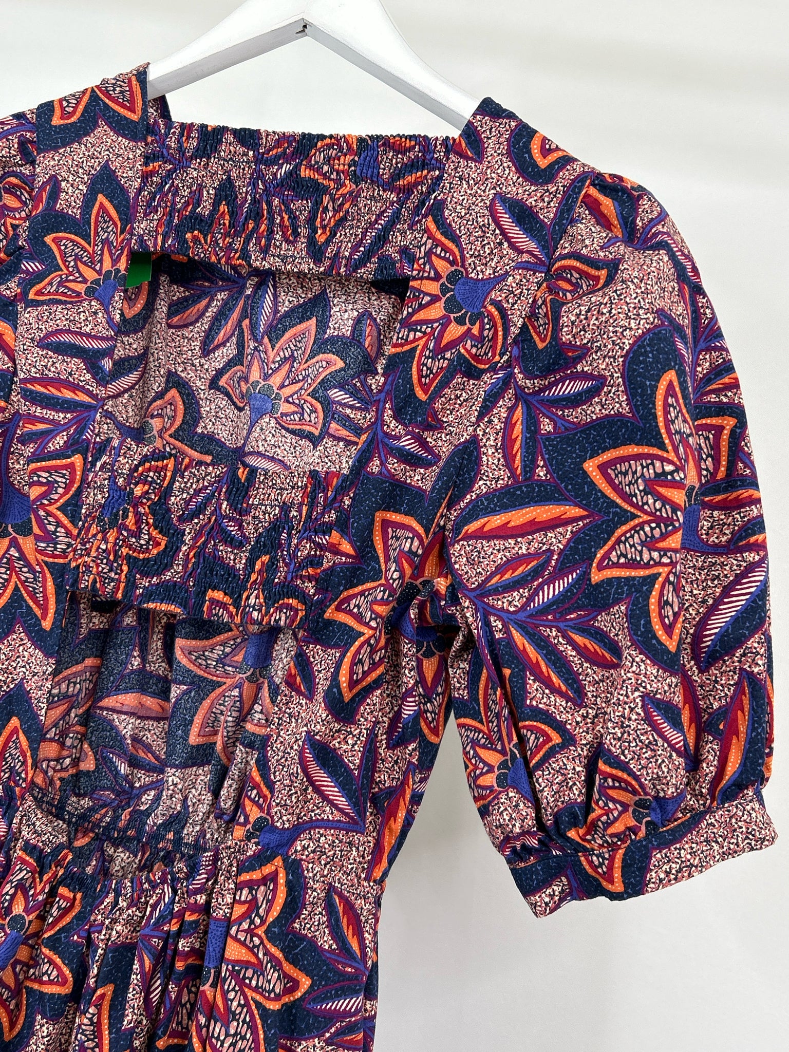 EVEREVE Size M Blue Print Women Dress