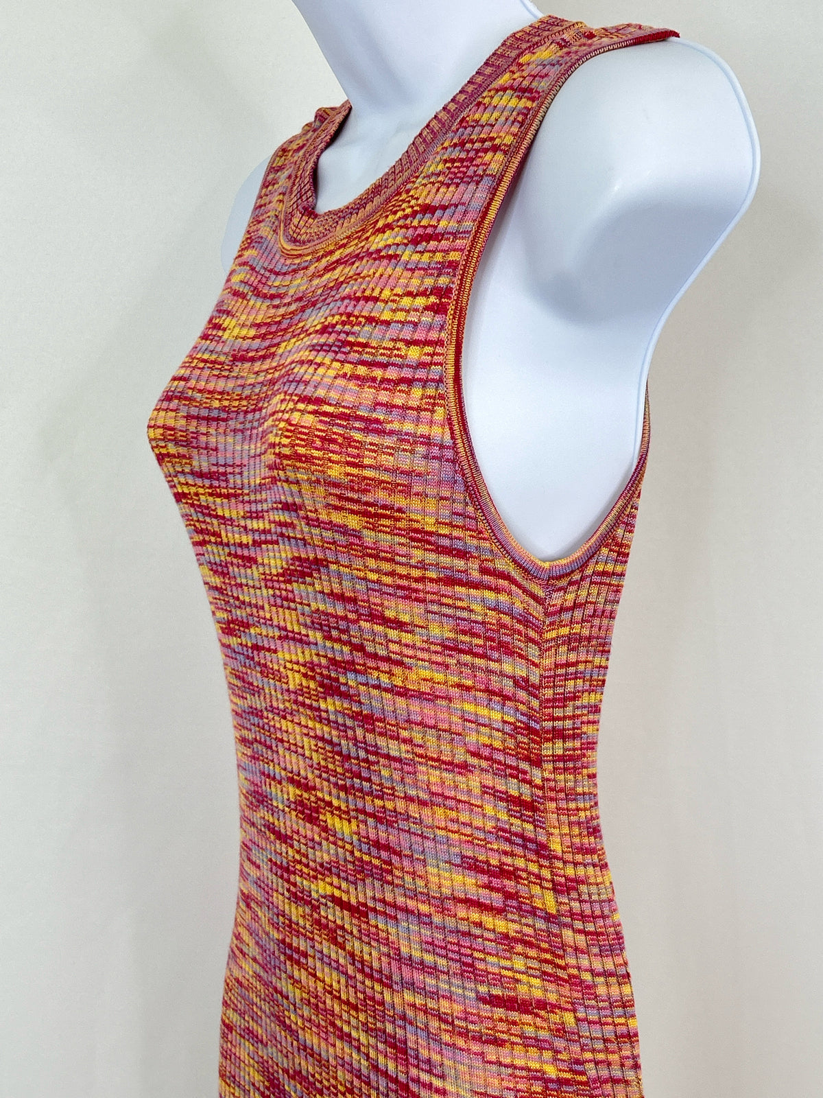 LUCY PARIS Size S Pink & Yellow Women Dress