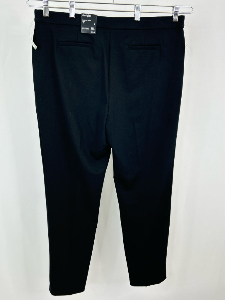 ALFANI NWT Women Size 18L Black Pants