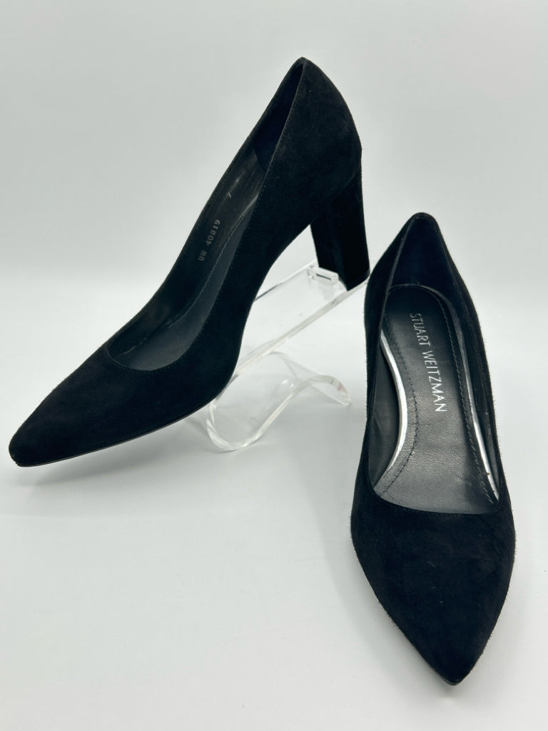 STUART WEITZMAN Women Size 7M Black Pumps NWOB