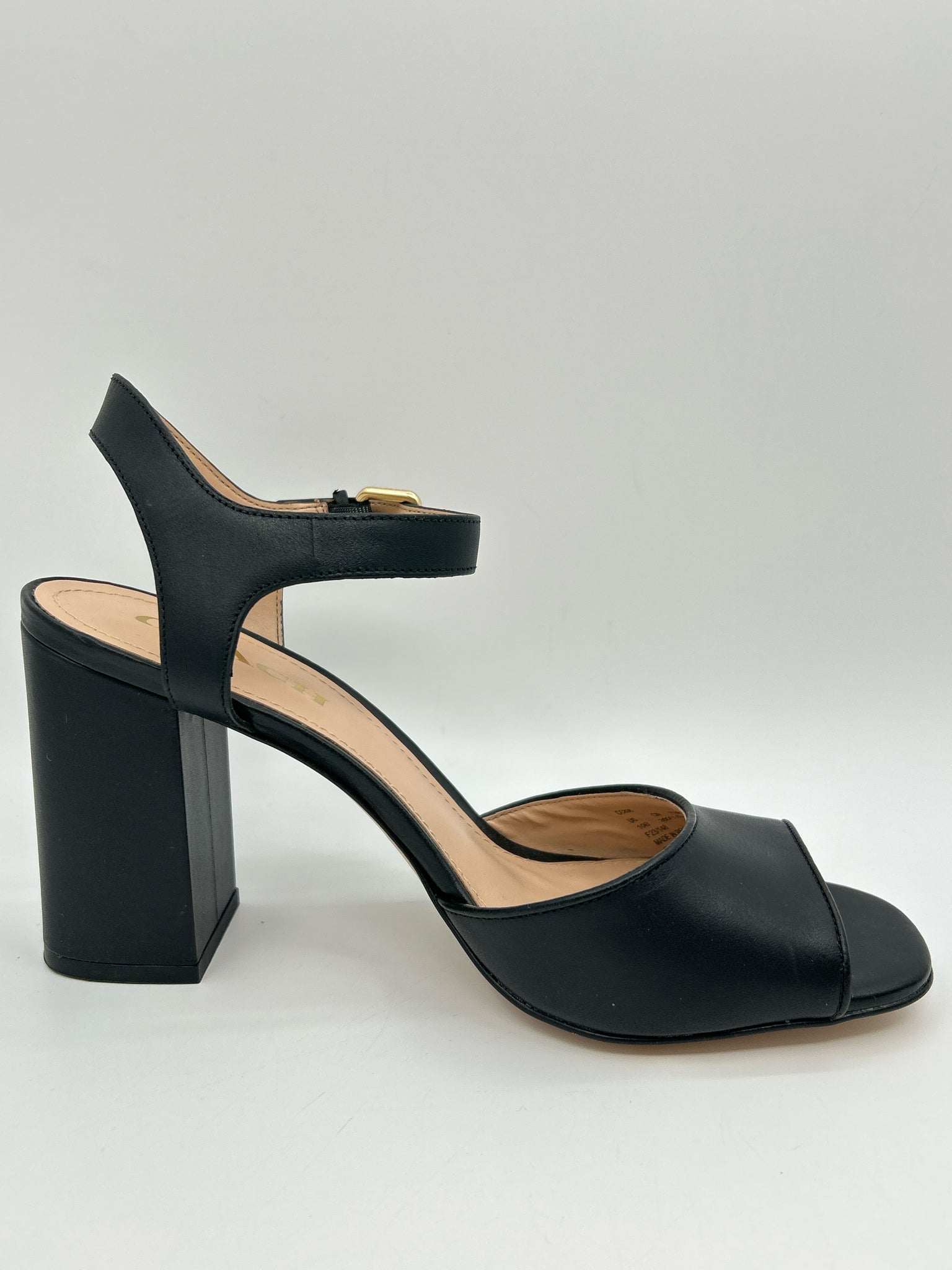 COACH Size 10 Black Women Sandal NWOB