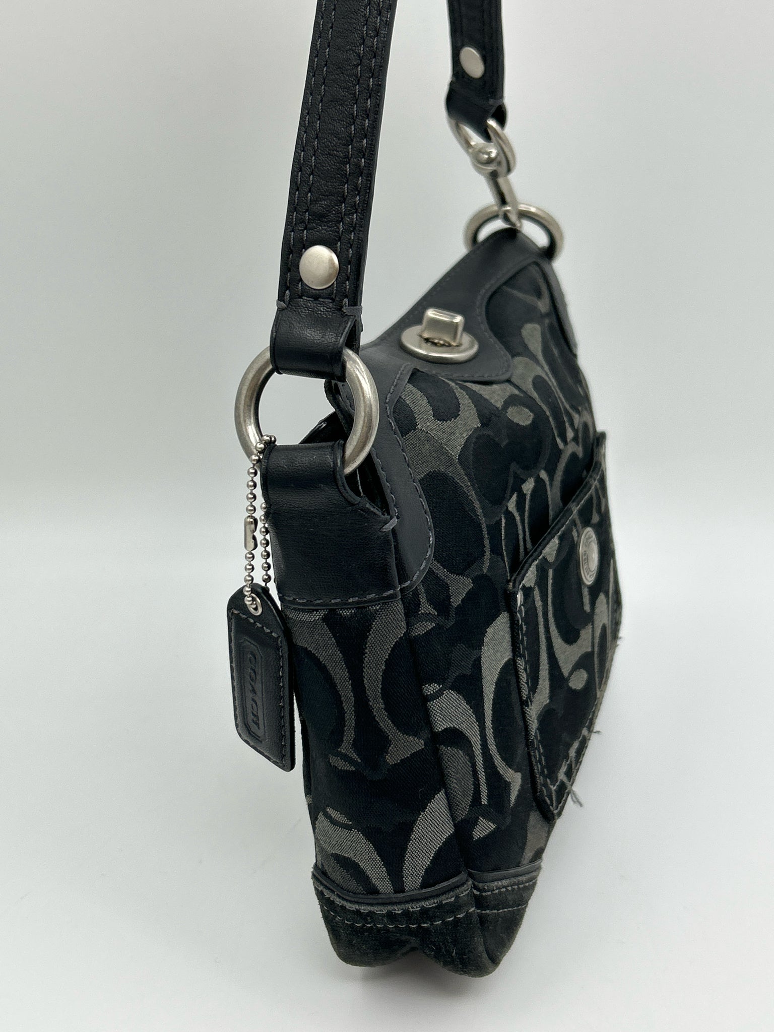 COACH Black Print Women Purse