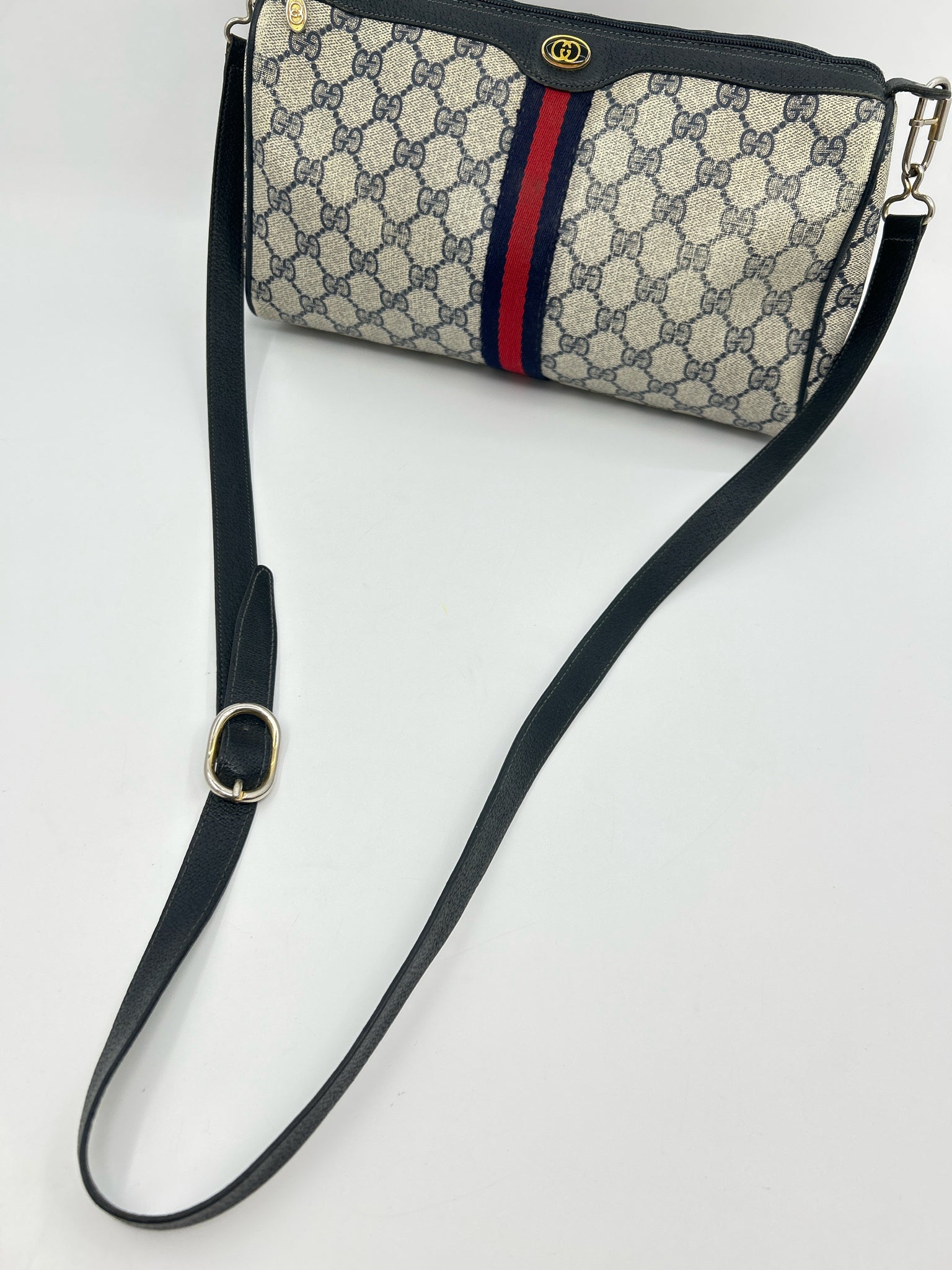 GUCCI Blue Monogram Women Purse