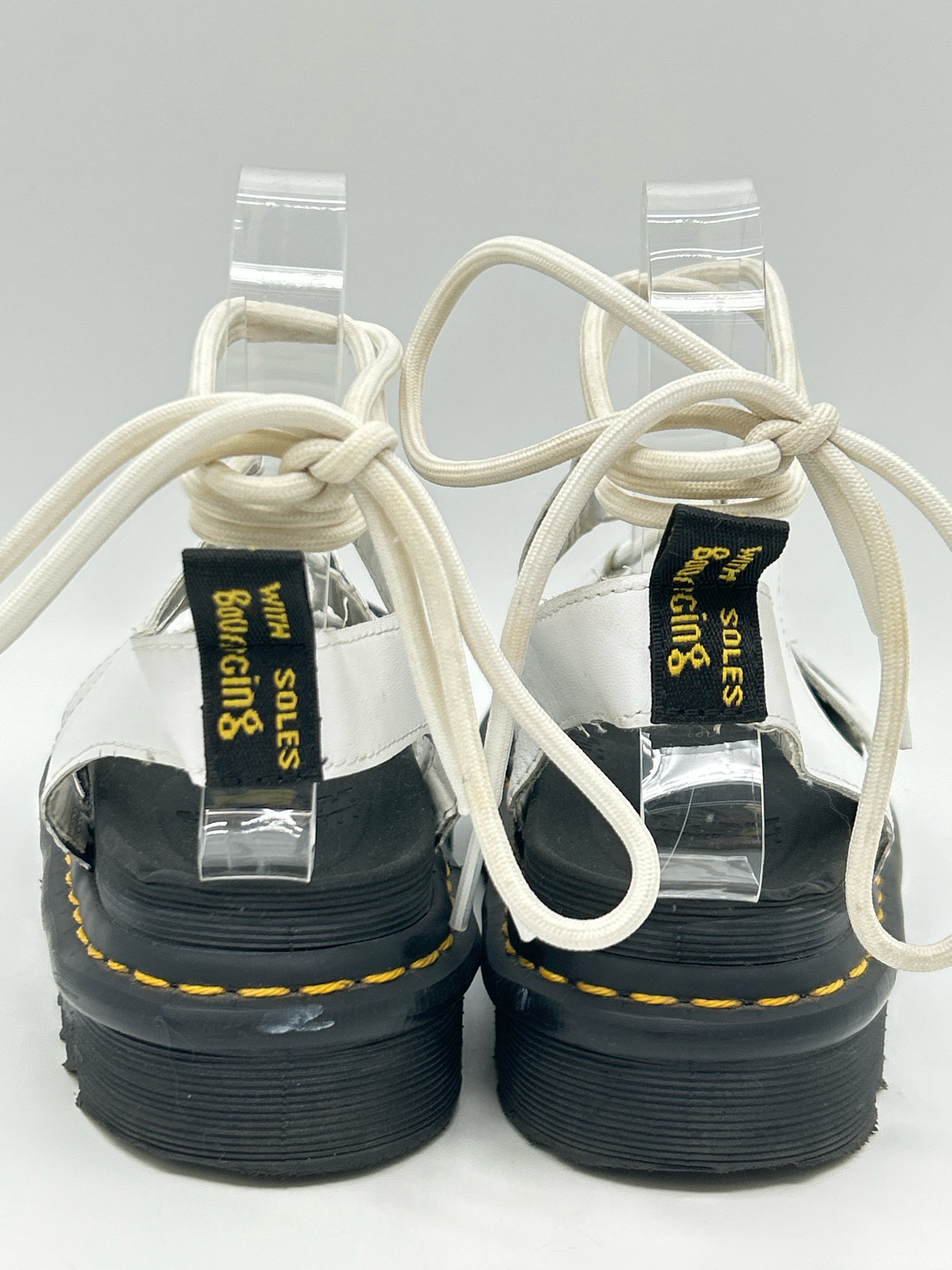 DR. MARTENS Size 7 White and black Women Sandal
