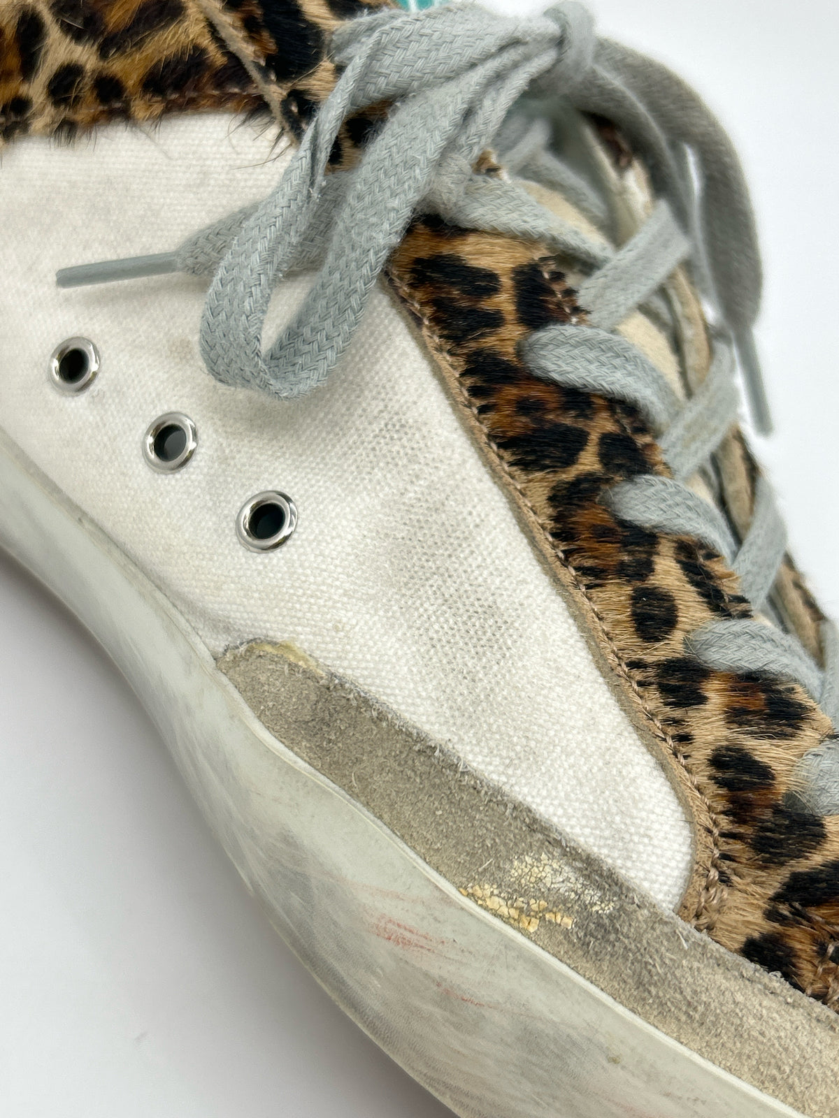 GOLDEN GOOSE Size 38 Animal Print Women Sneakers