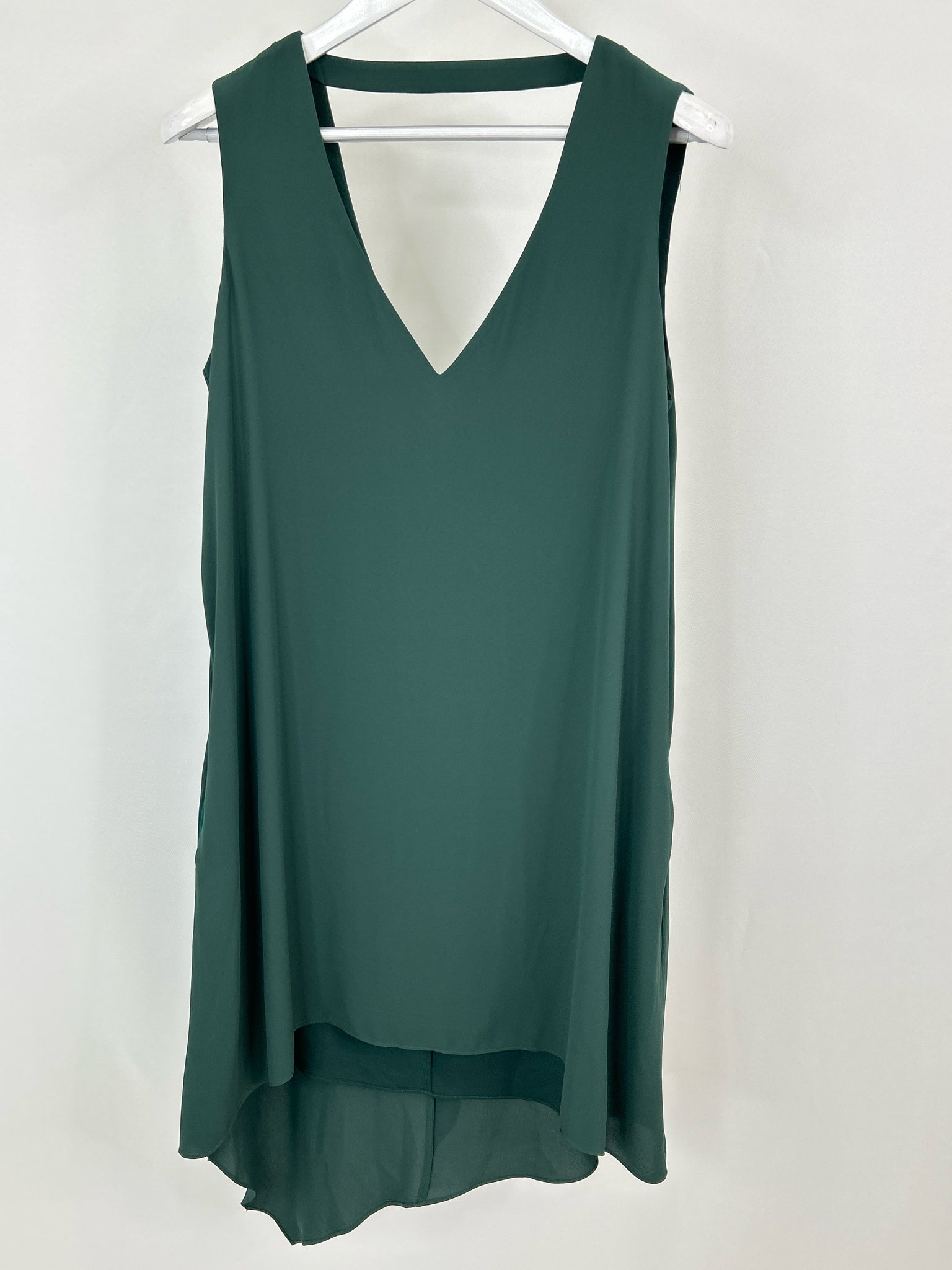 BCBGMAZAZRIA Size M Pine Green Women Dress NWOT