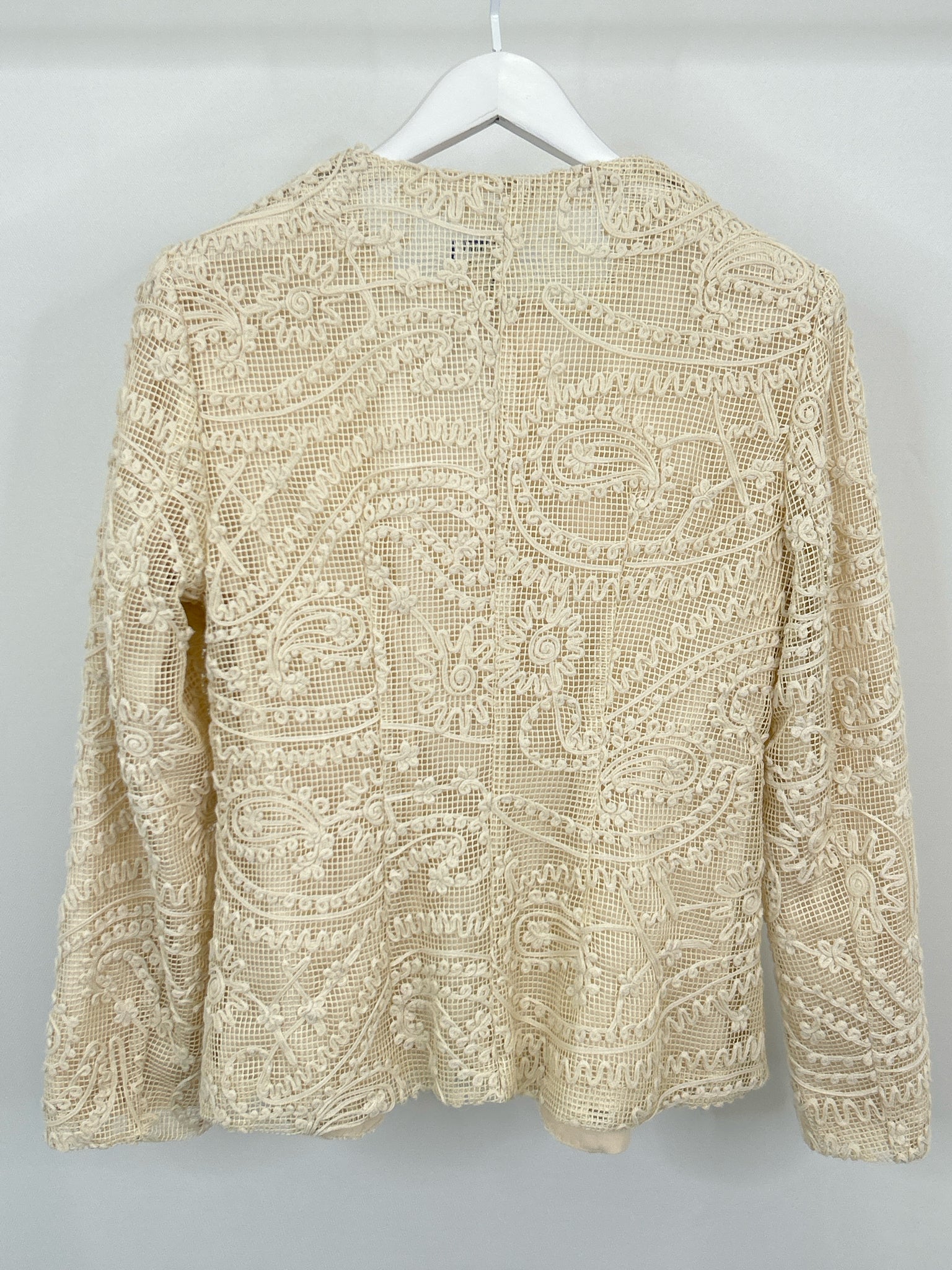 GALLERY Size 38 Ivory Women Jacket
