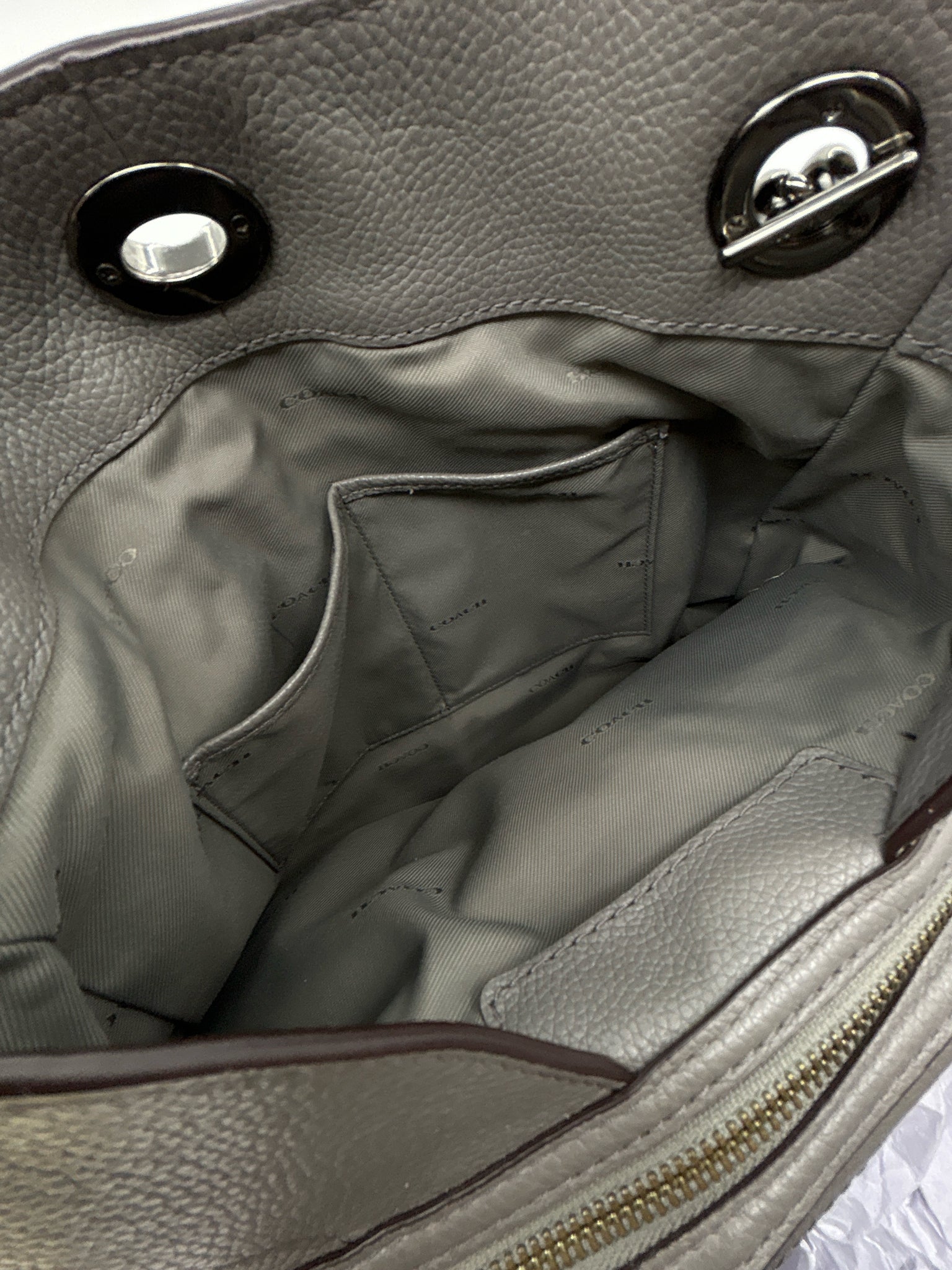 COACH Grey Women Purse