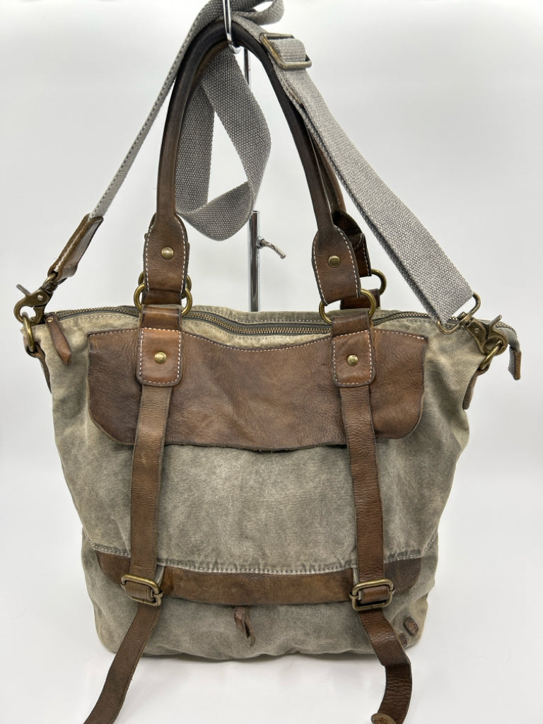 BED STU GREY AND BROWN Women's Tote