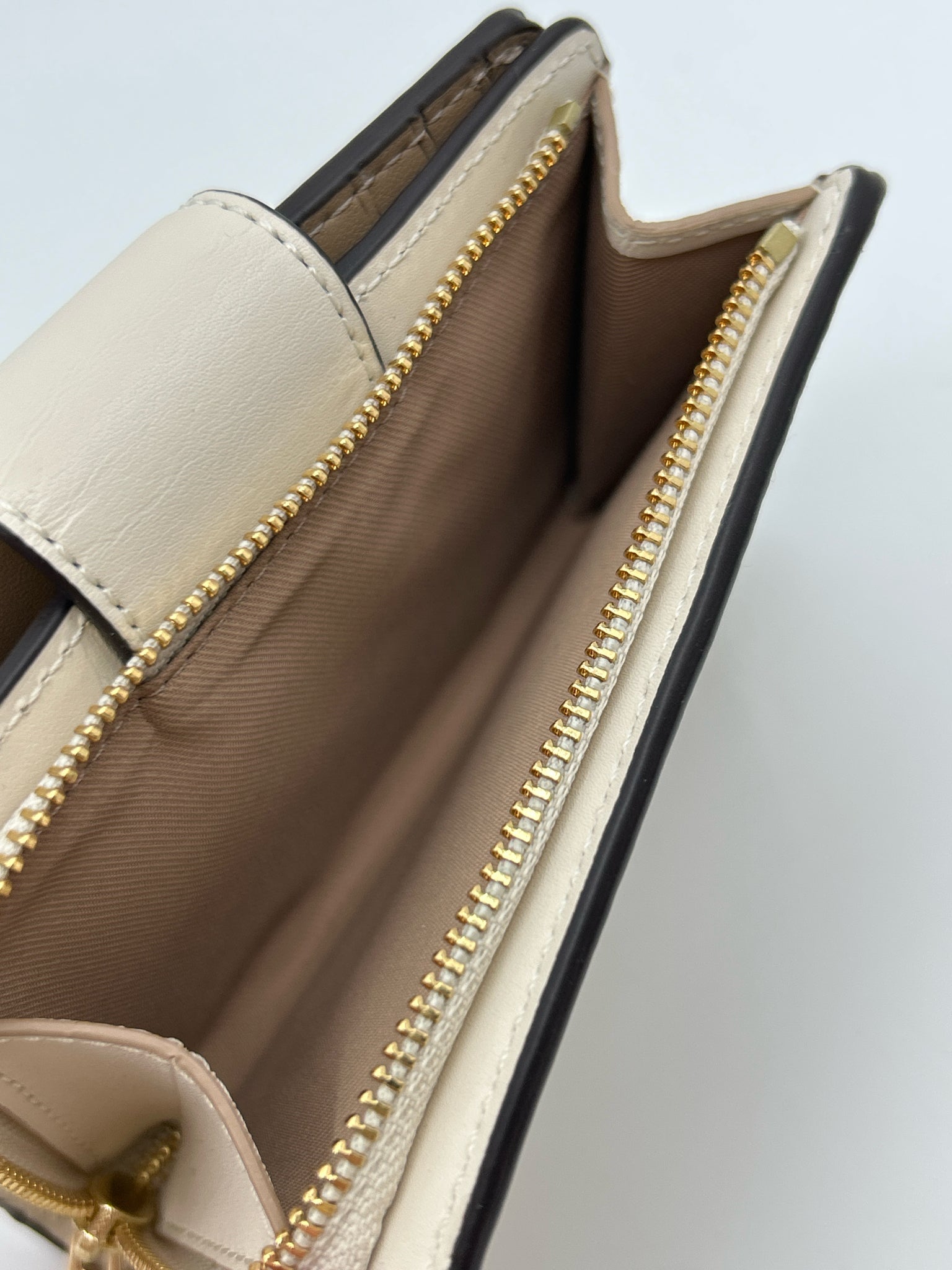 COACH Beige Print Women Wallet
