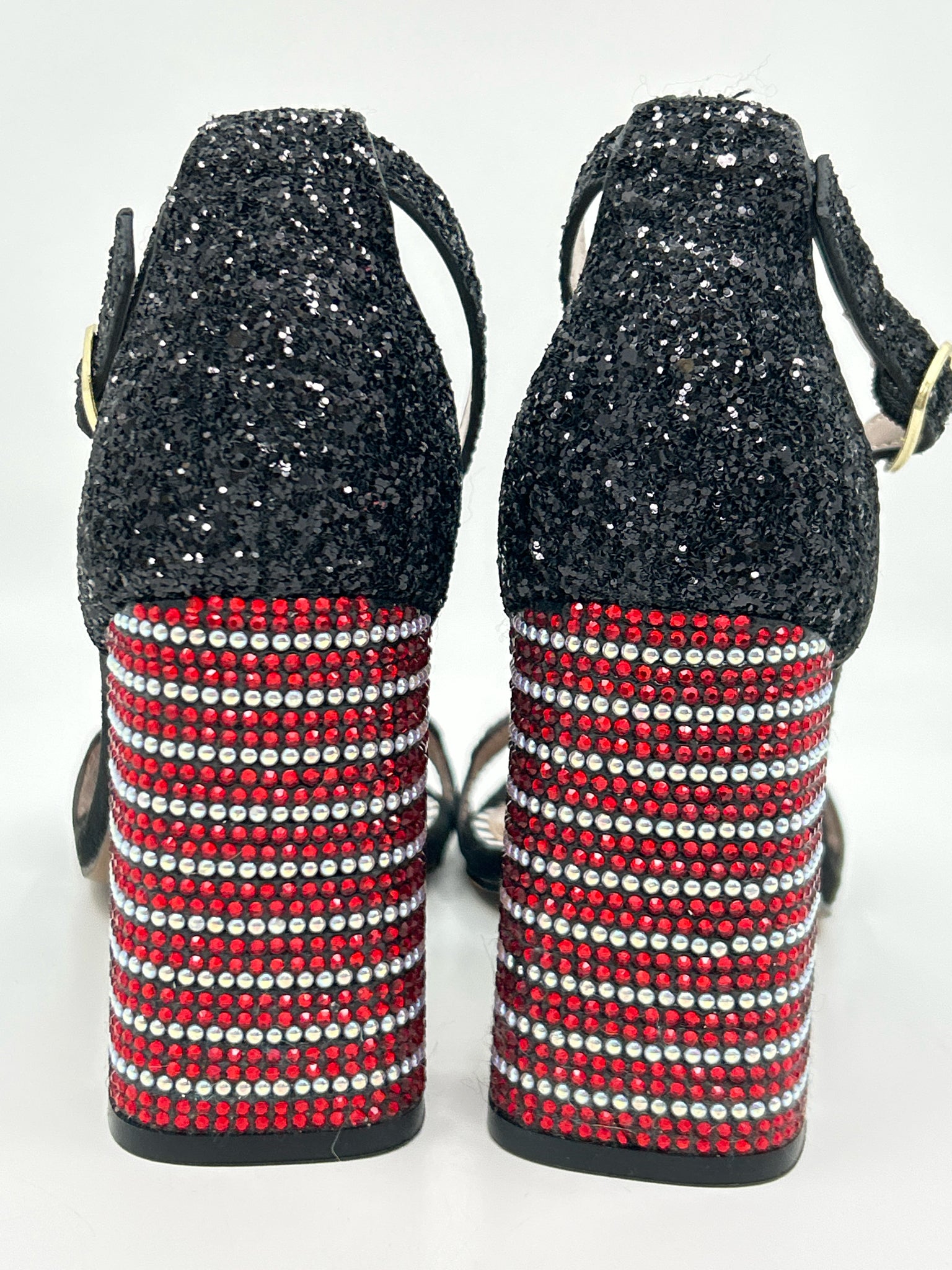 BETSEY JOHNSON Size 8M Black & Red Women Pumps